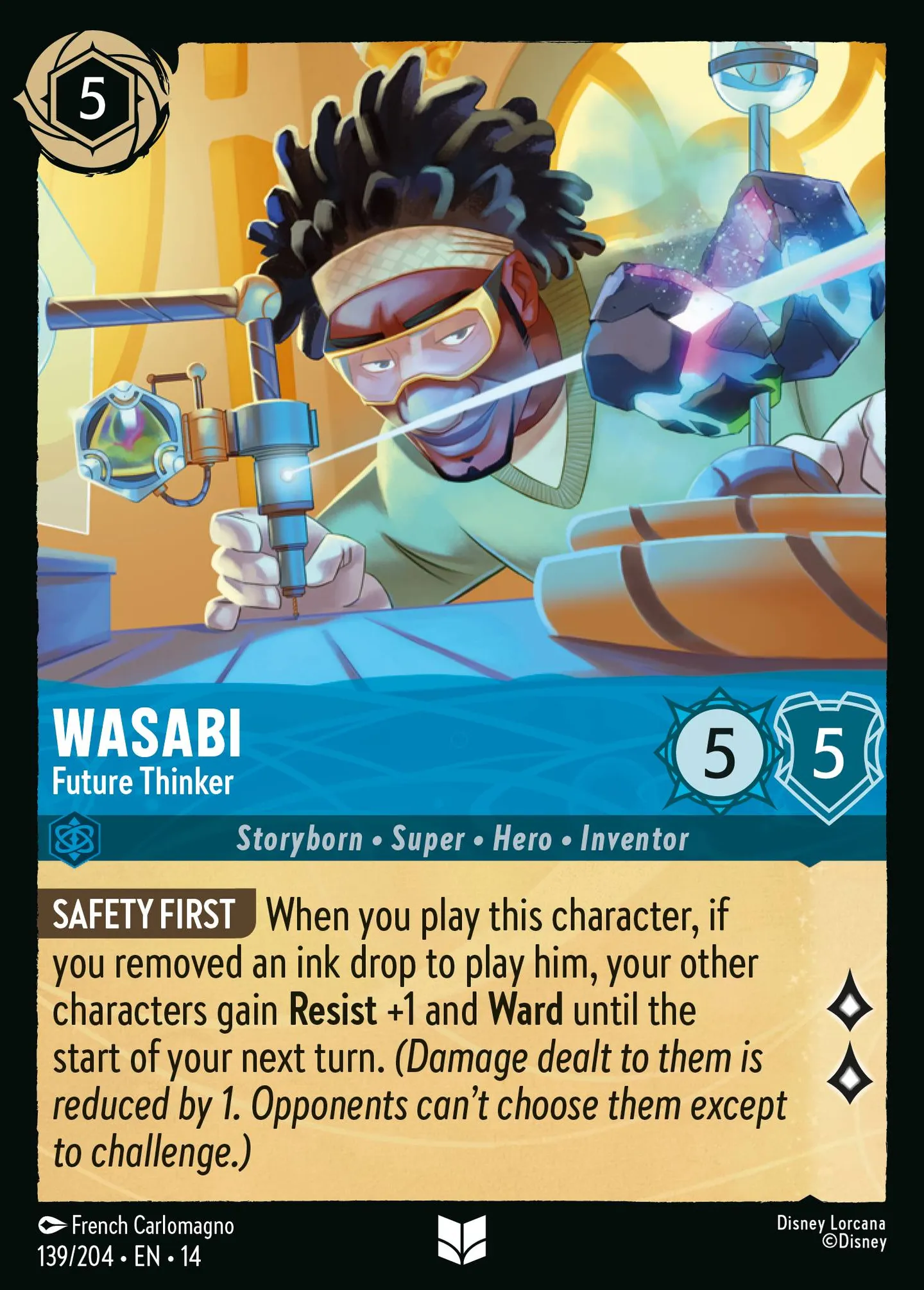 Wasabi - Future Thinker — Hyperia City — Lorcana