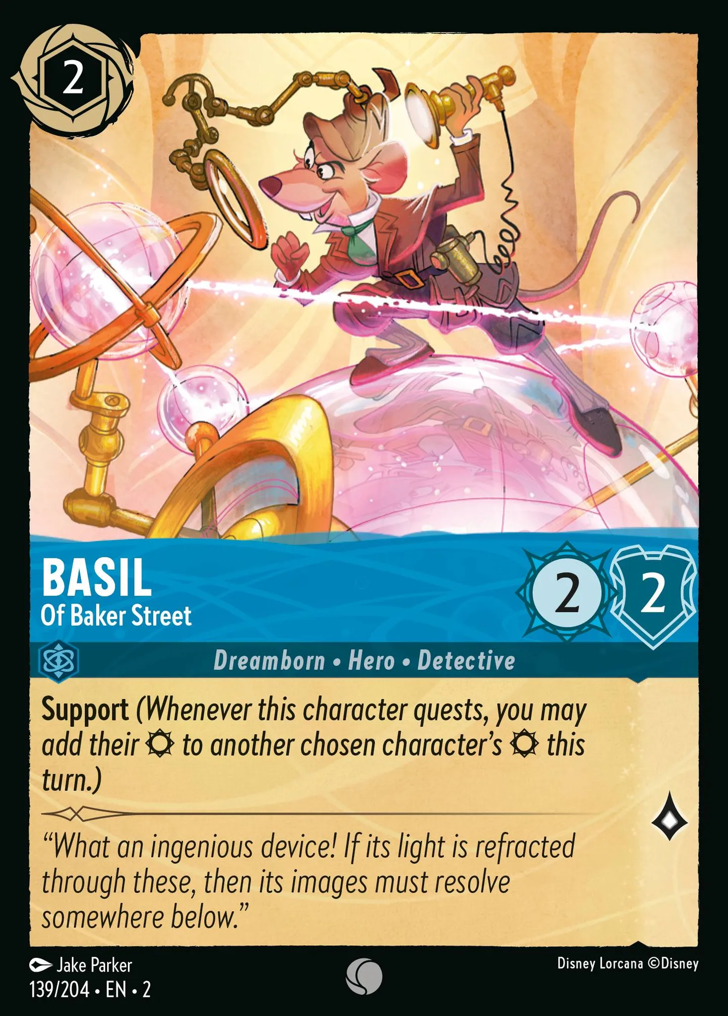 Basil - Of Baker Street — Rise of the Floodborn — Lorcana