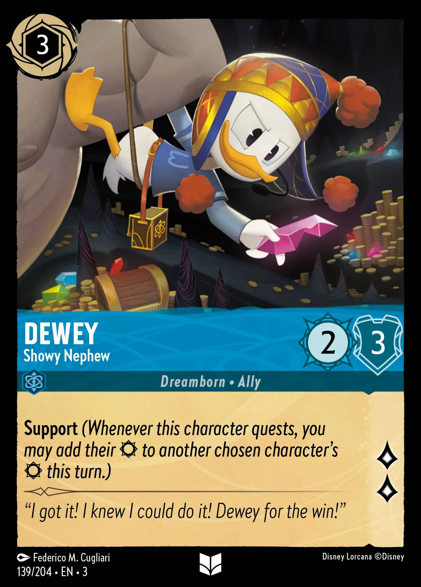 Dewey - Showy Nephew — Into the Inklands — Lorcana