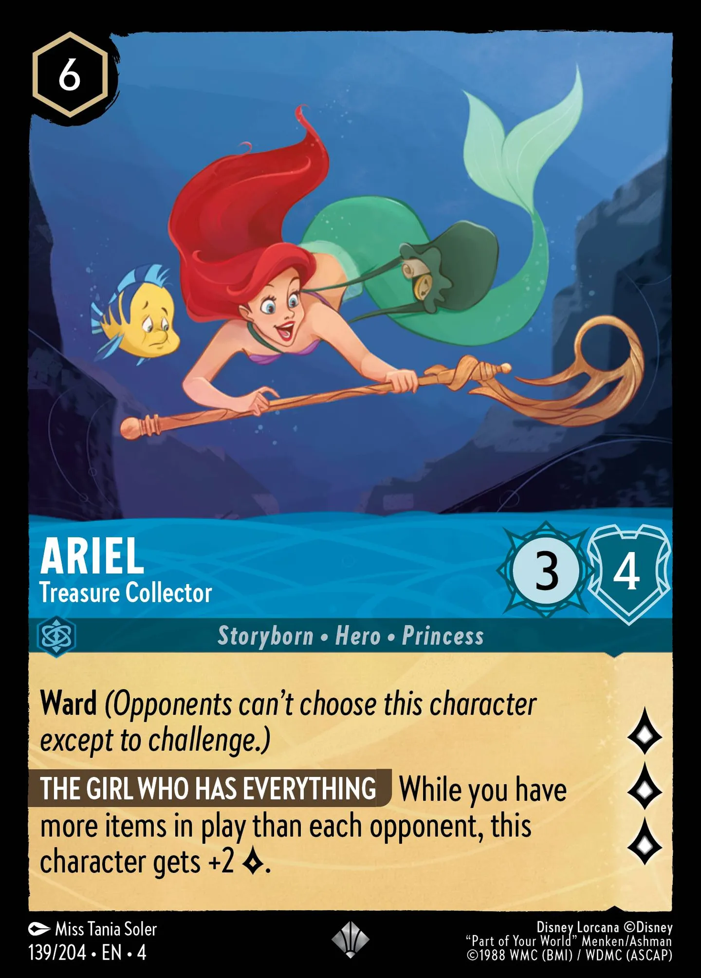 Ariel - Collectionneuse de trésors — Ursula's Return — Lorcana