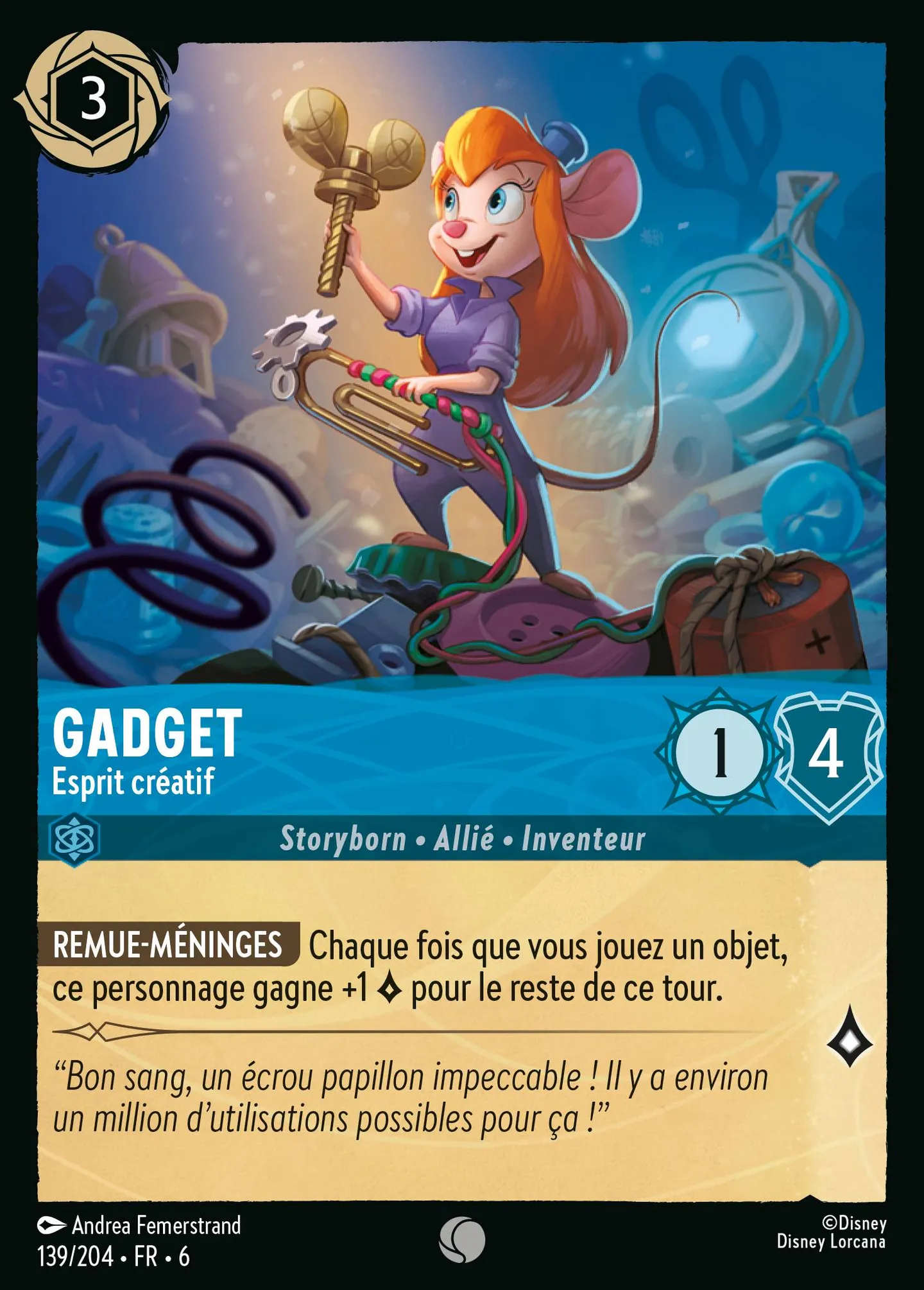 Gadget - Esprit créatif — Azurite Sea — Lorcana