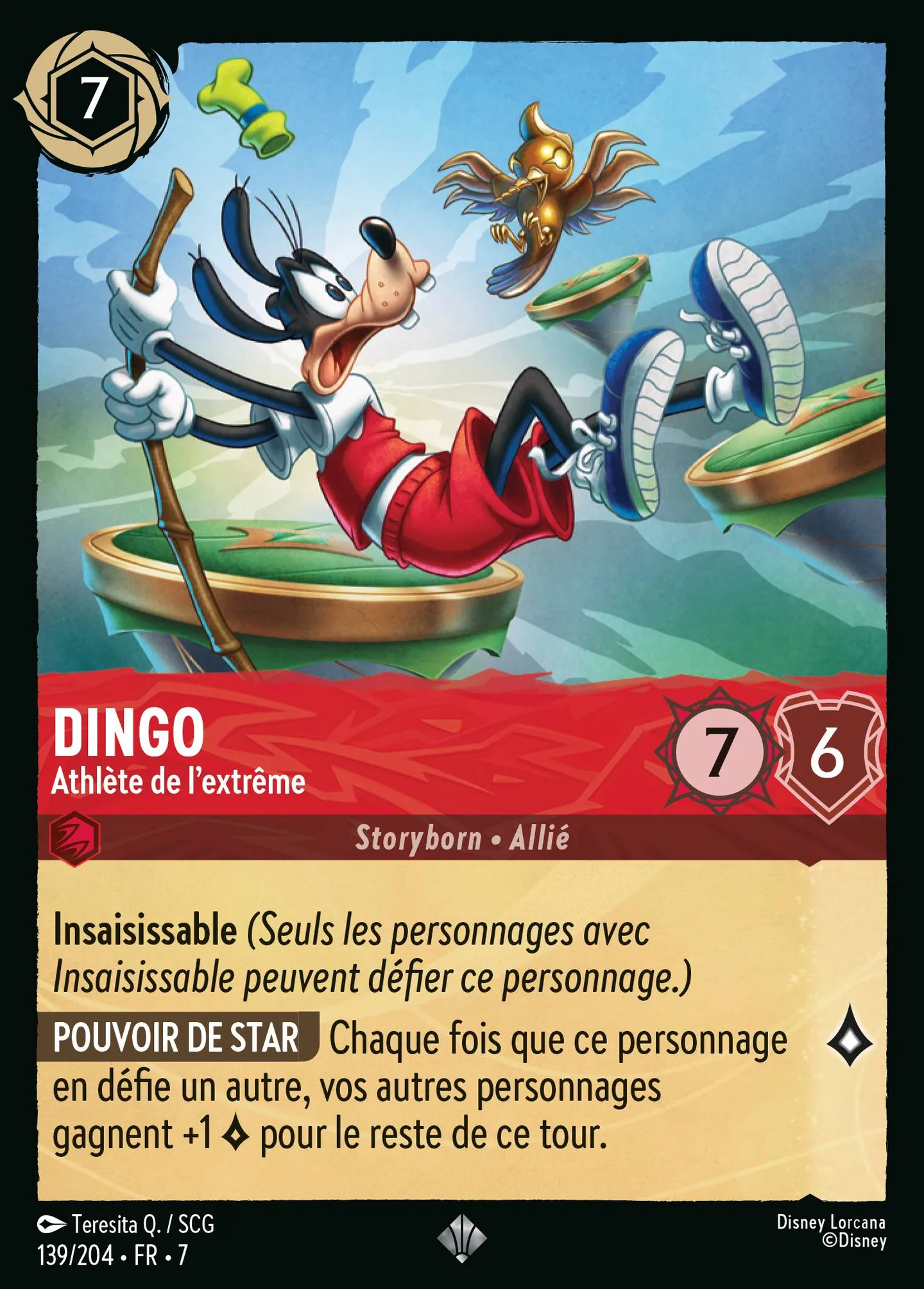 Dingo - Athlète de l'extrême — Archazia's Island — Lorcana