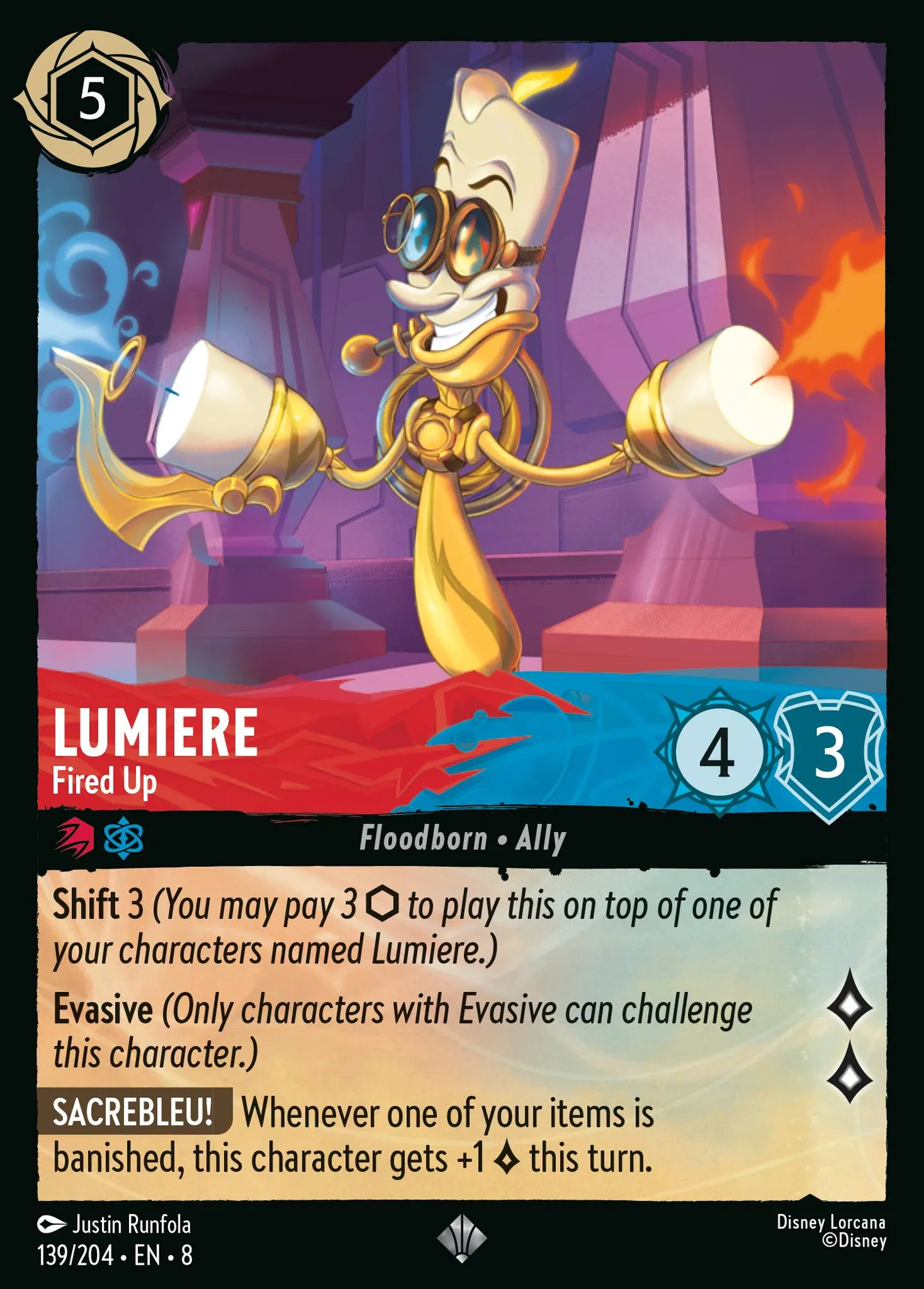 Lumiere - Fired Up — The Reign of Jafar — Lorcana