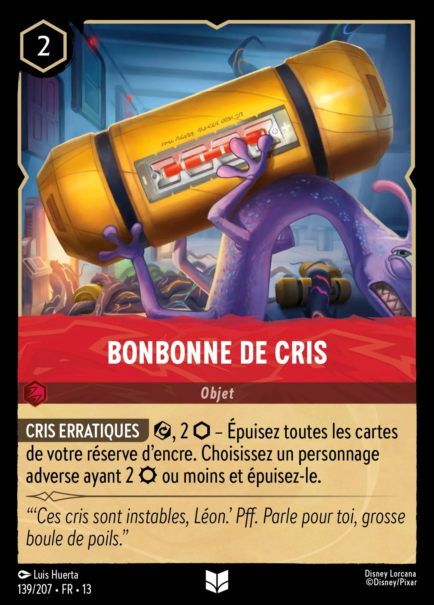 Bonbonne de cris — Attack of the Vine! — Lorcana