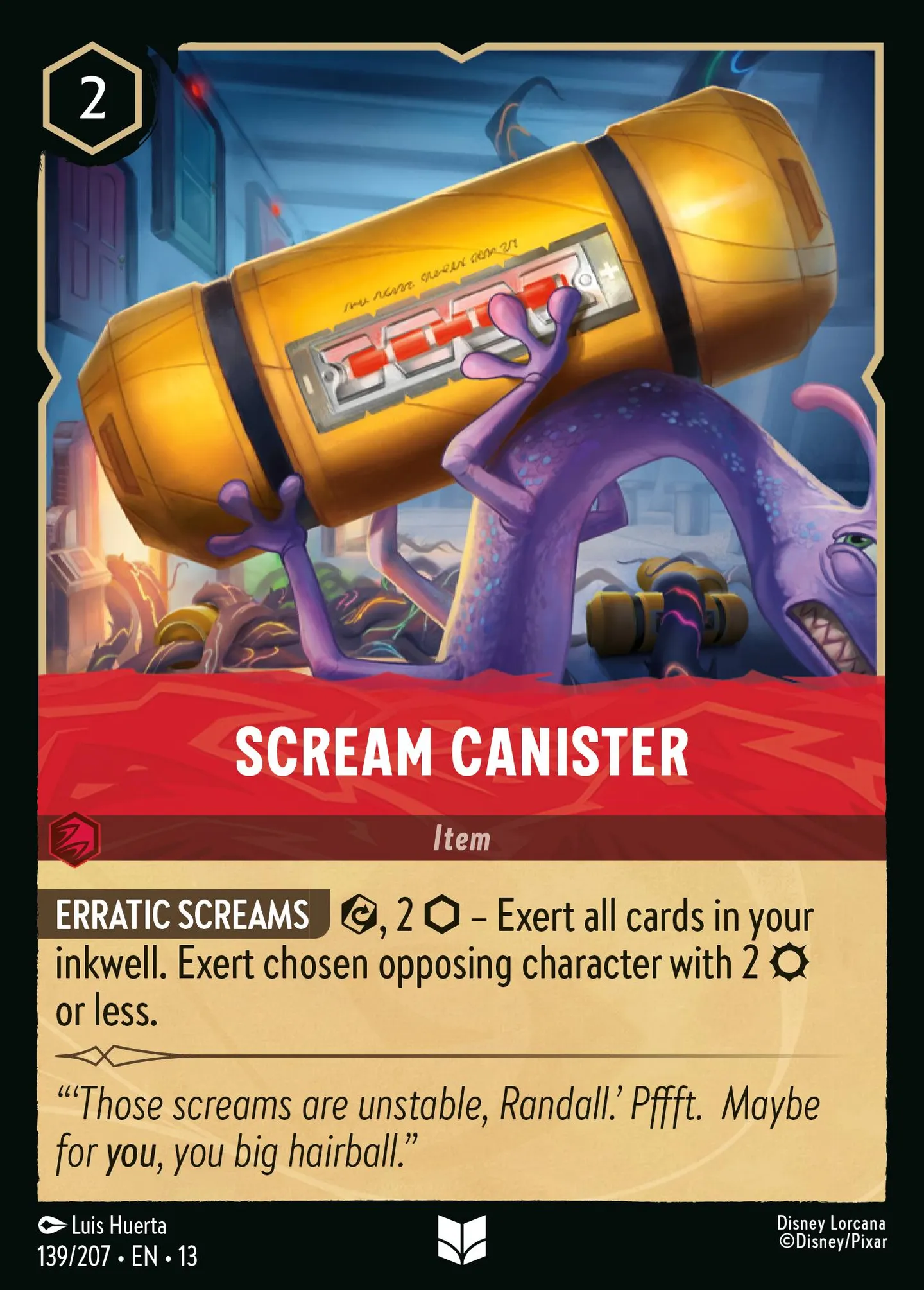 Scream Canister — Attack of the Vine! — Lorcana