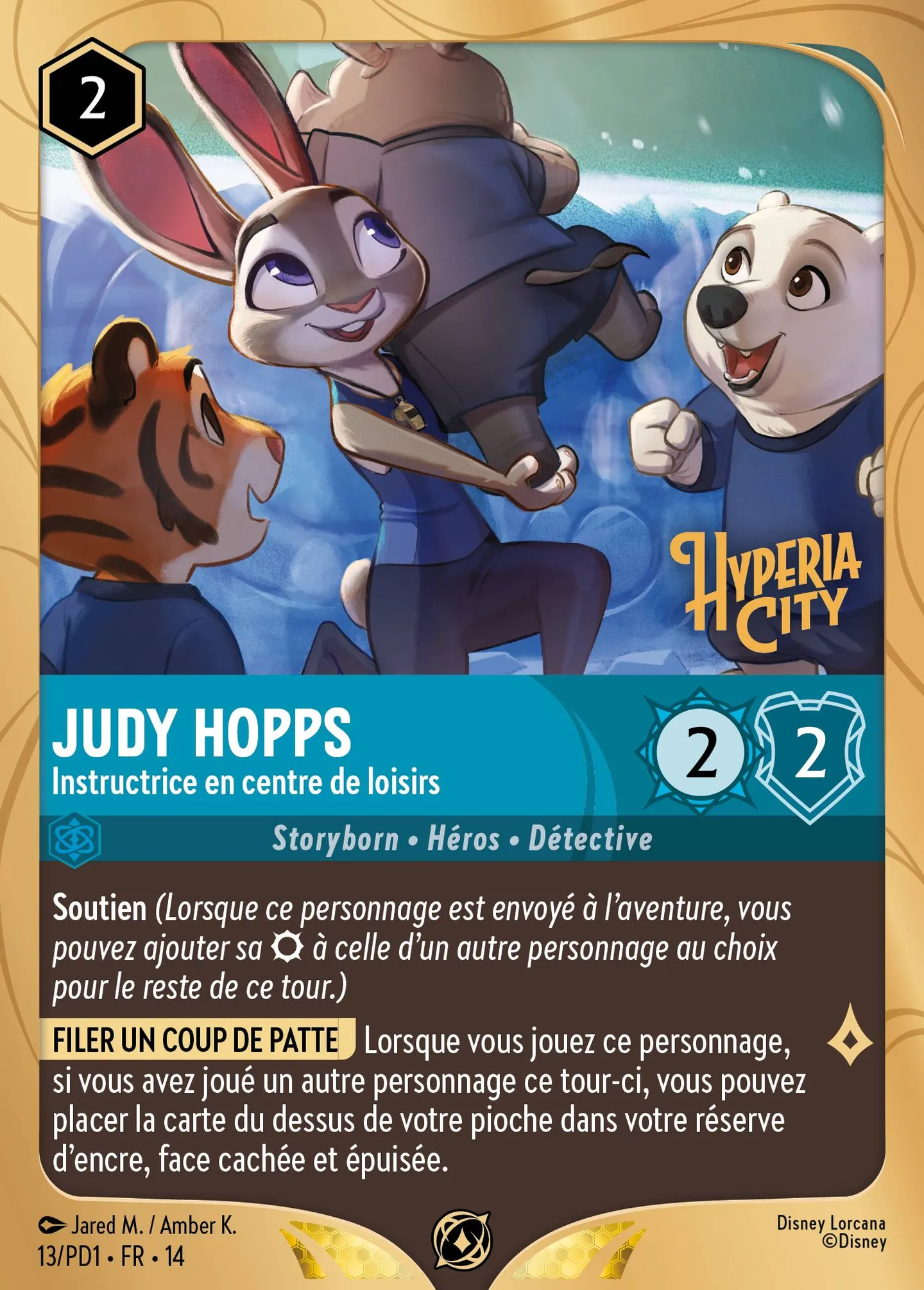 Judy Hopps - Instructrice en centre de loisirs — Prerelease Promos — Lorcana