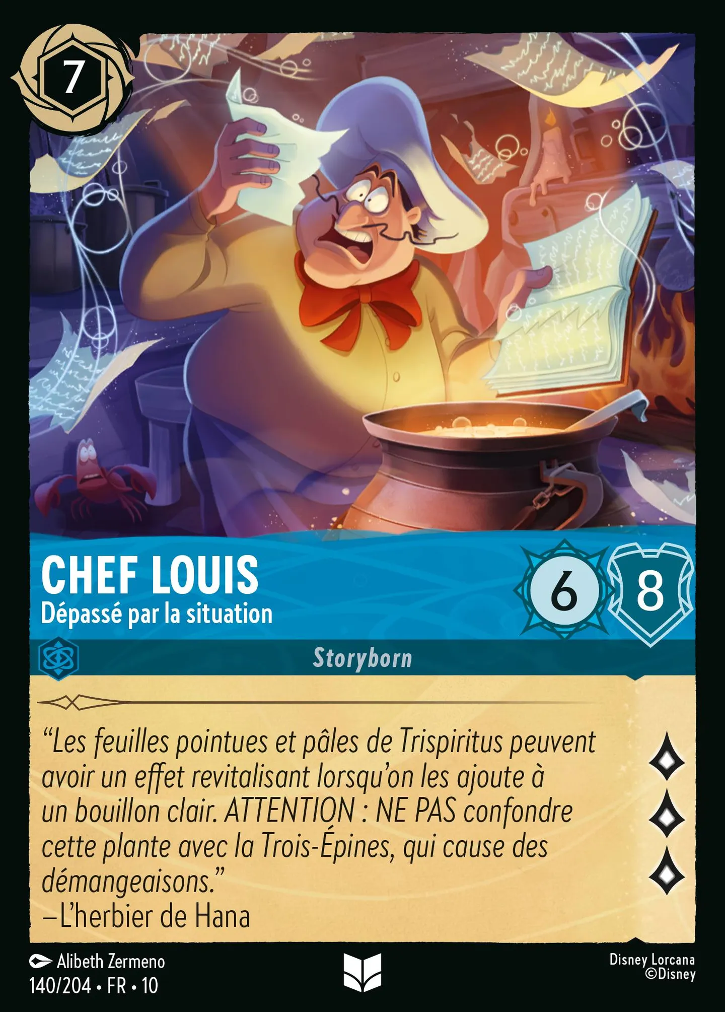 Chef Louis - Dépassé par la situation — Whispers in the Well — Lorcana