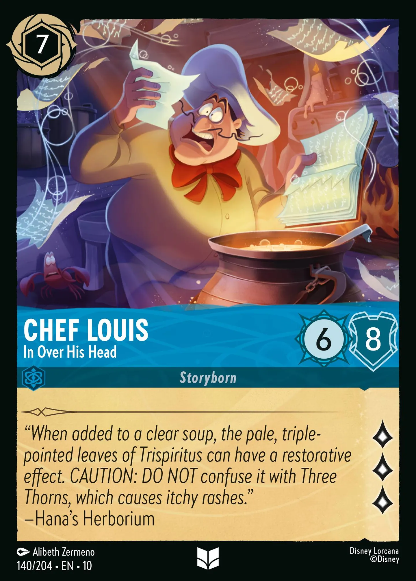 Chef Louis - Dépassé par la situation — Whispers in the Well — Lorcana