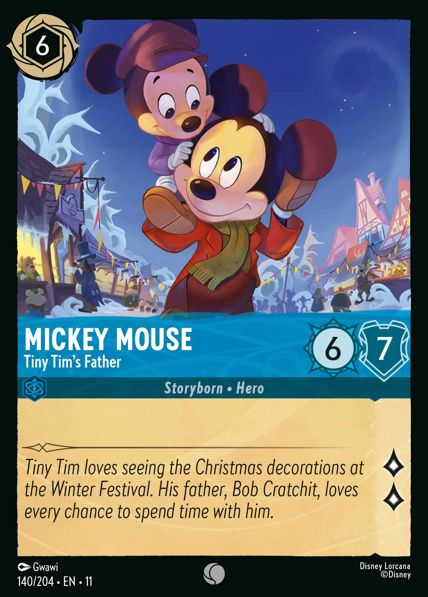 Mickey Mouse - Père de Tiny Tim — Winterspell — Lorcana