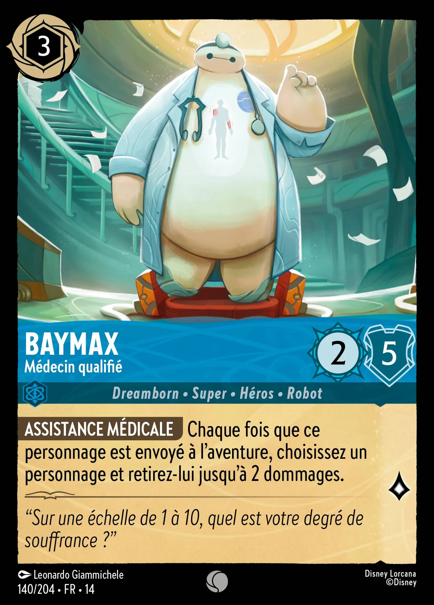 Baymax - Médecin qualifié — Hyperia City — Lorcana