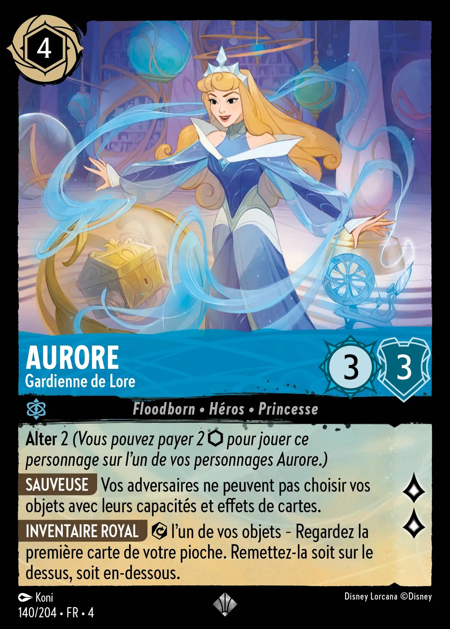 Aurore - Gardienne de Lore — Ursula's Return — Lorcana