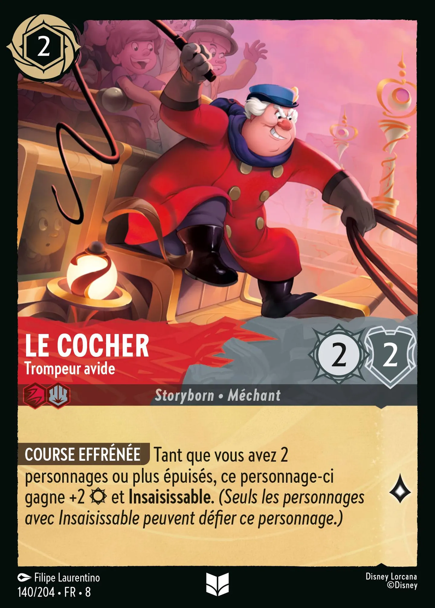 Le Cocher - Trompeur avide — The Reign of Jafar — Lorcana