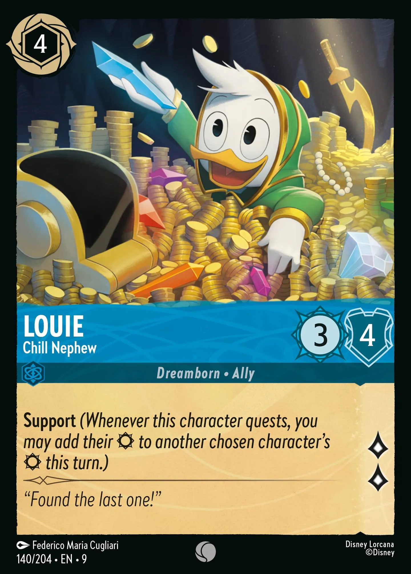 Louie - Chill Nephew — Fabled — Lorcana