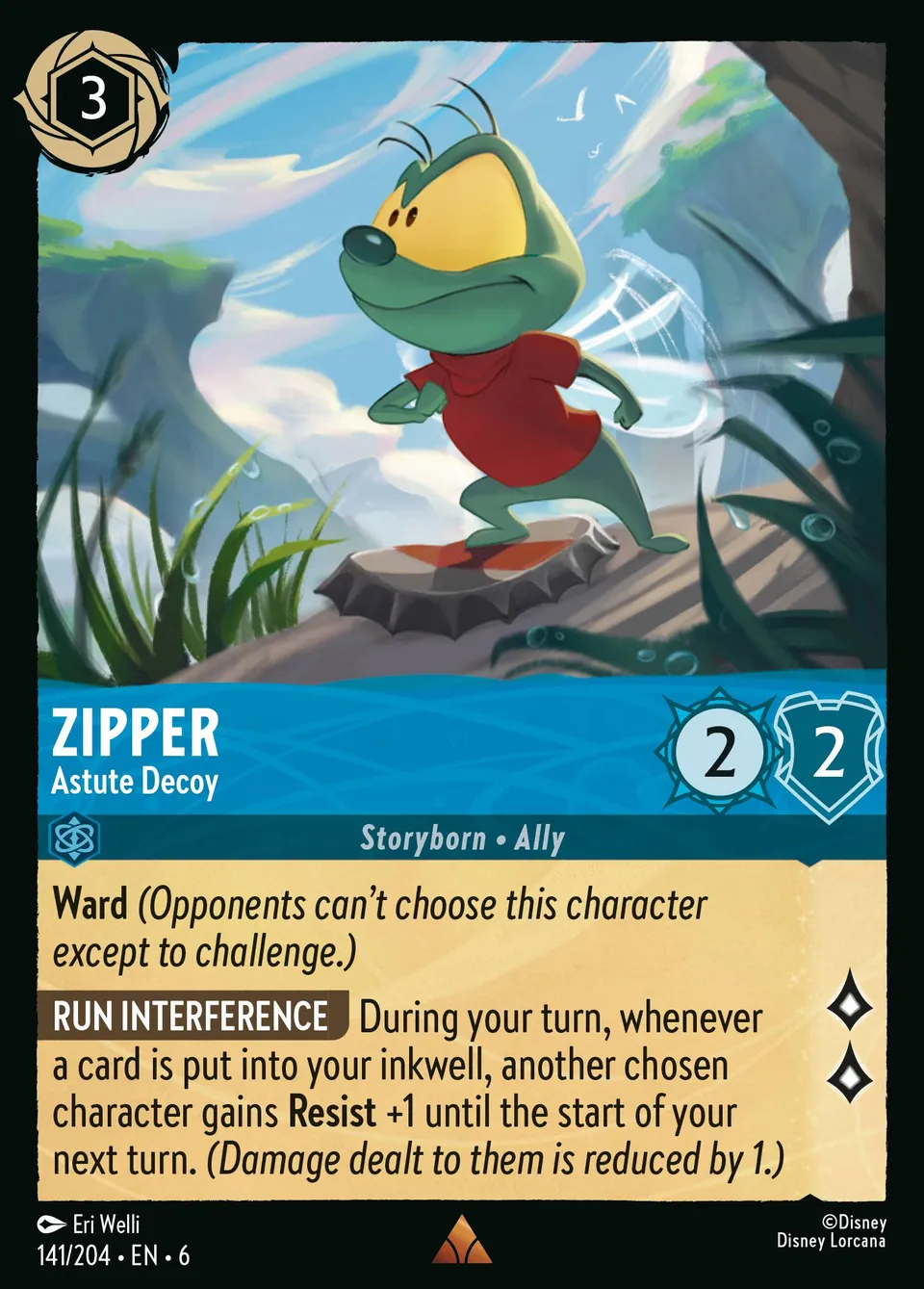 Zipper - Astute Decoy from Azurite Sea - Lorcana