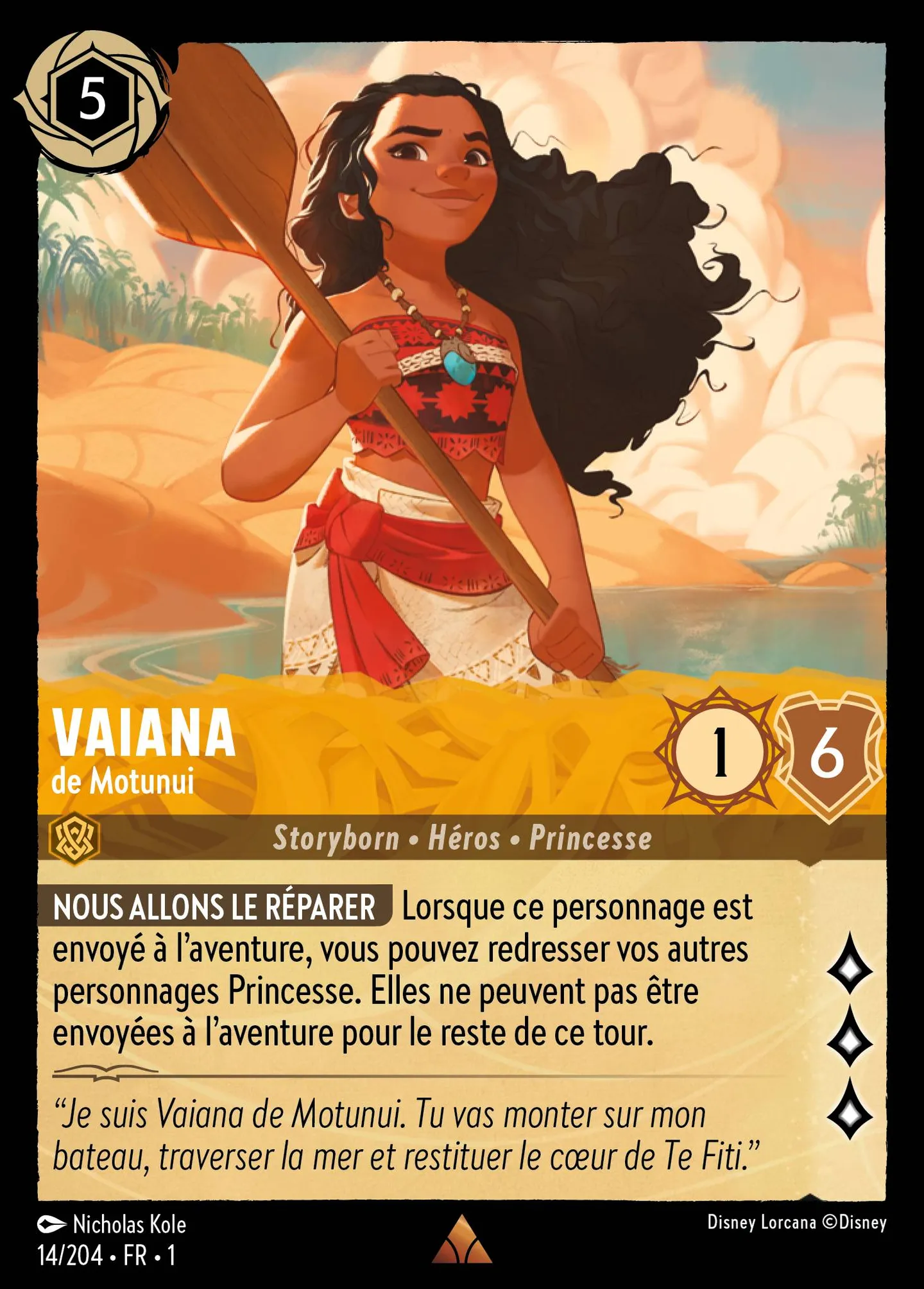 Vaiana - de Motunui — The First Chapter — Lorcana