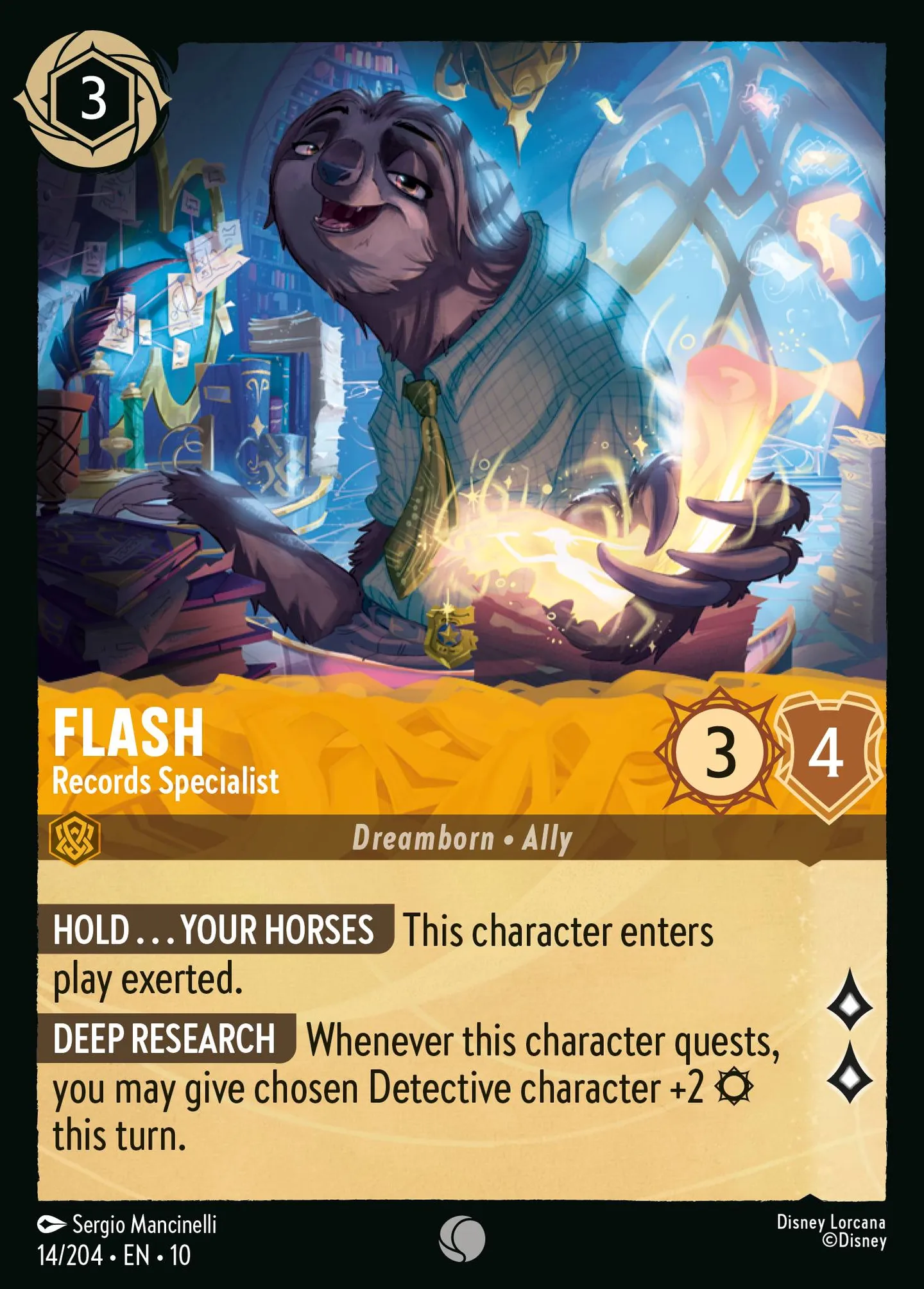 Flash - Spécialiste des archives — Whispers in the Well — Lorcana