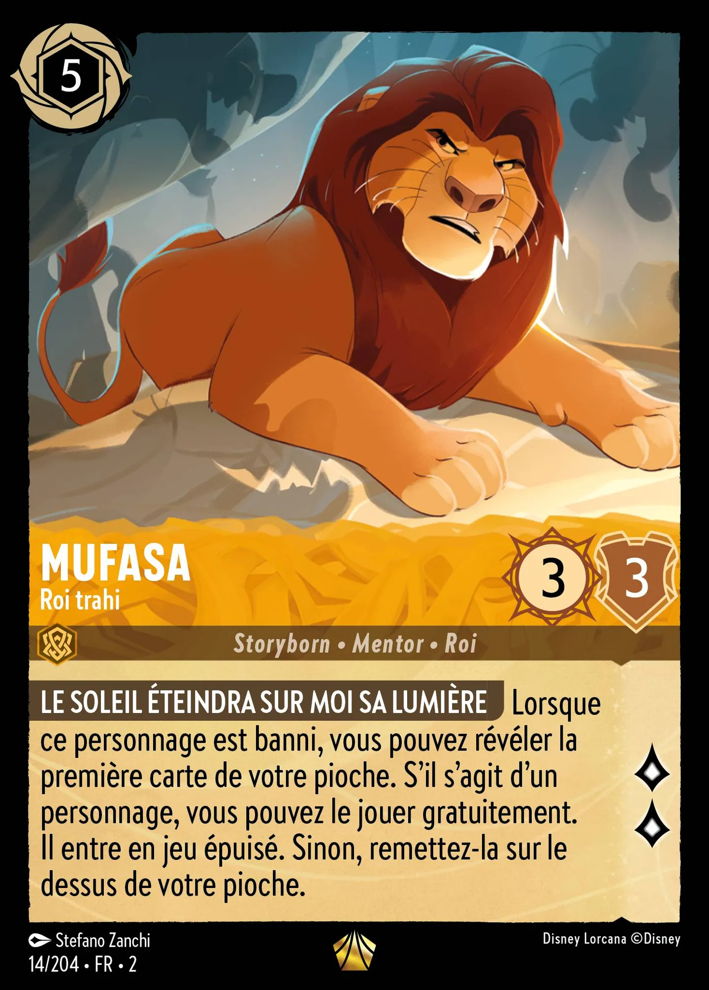 Mufasa - Roi trahi — Rise of the Floodborn — Lorcana