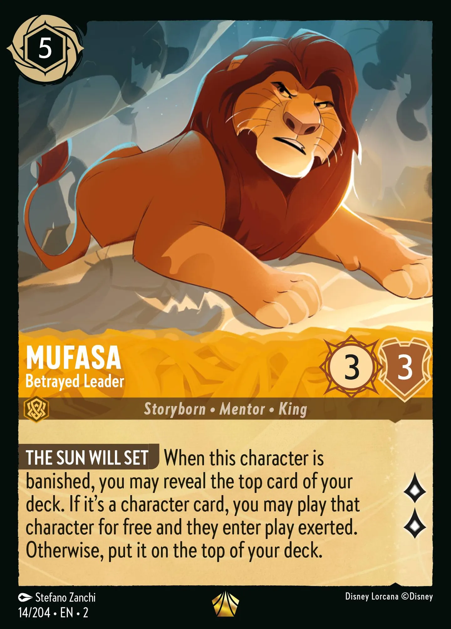 Mufasa - Roi trahi — Rise of the Floodborn — Lorcana
