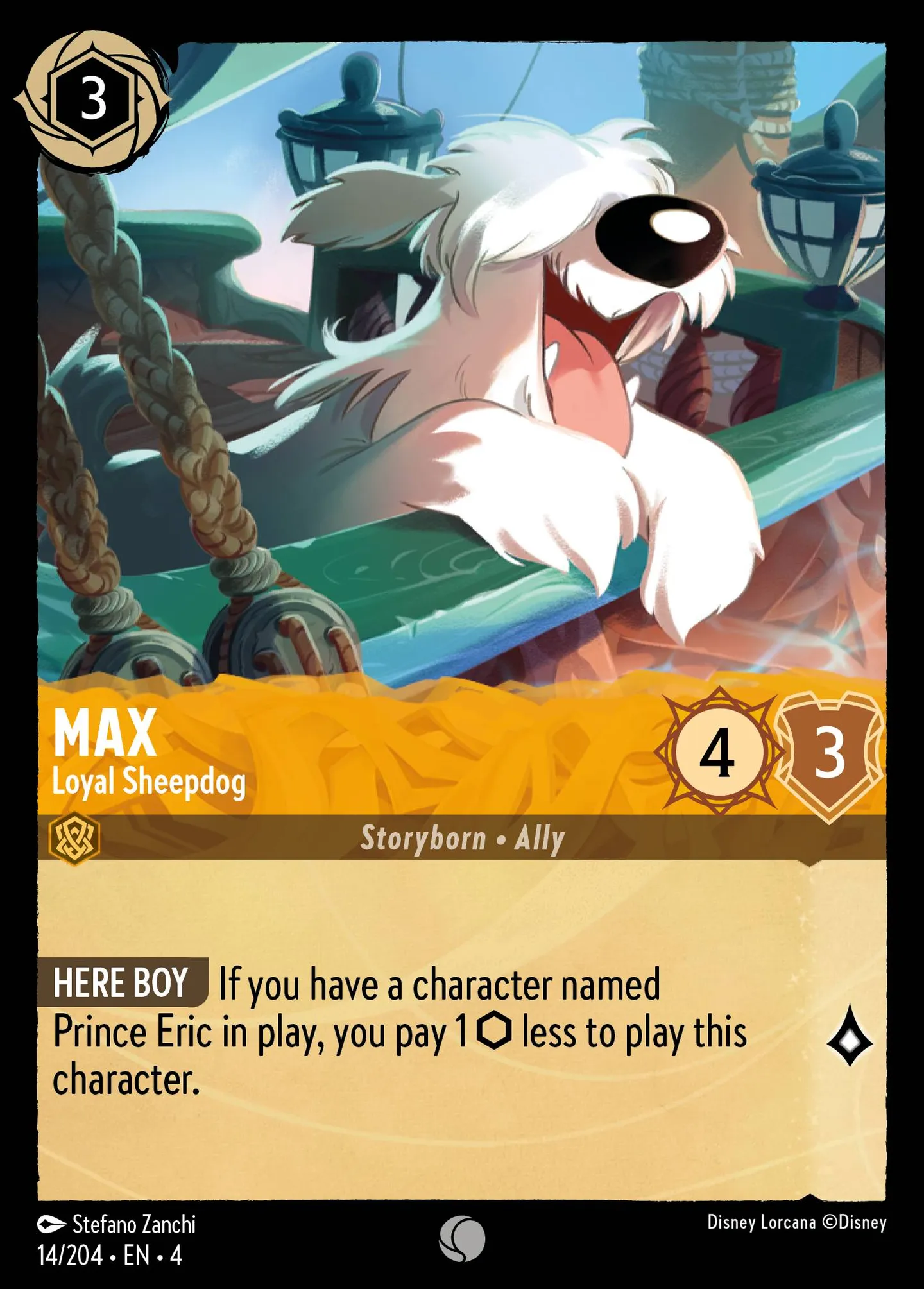 Max - Loyal Sheepdog — Ursula's Return — Lorcana