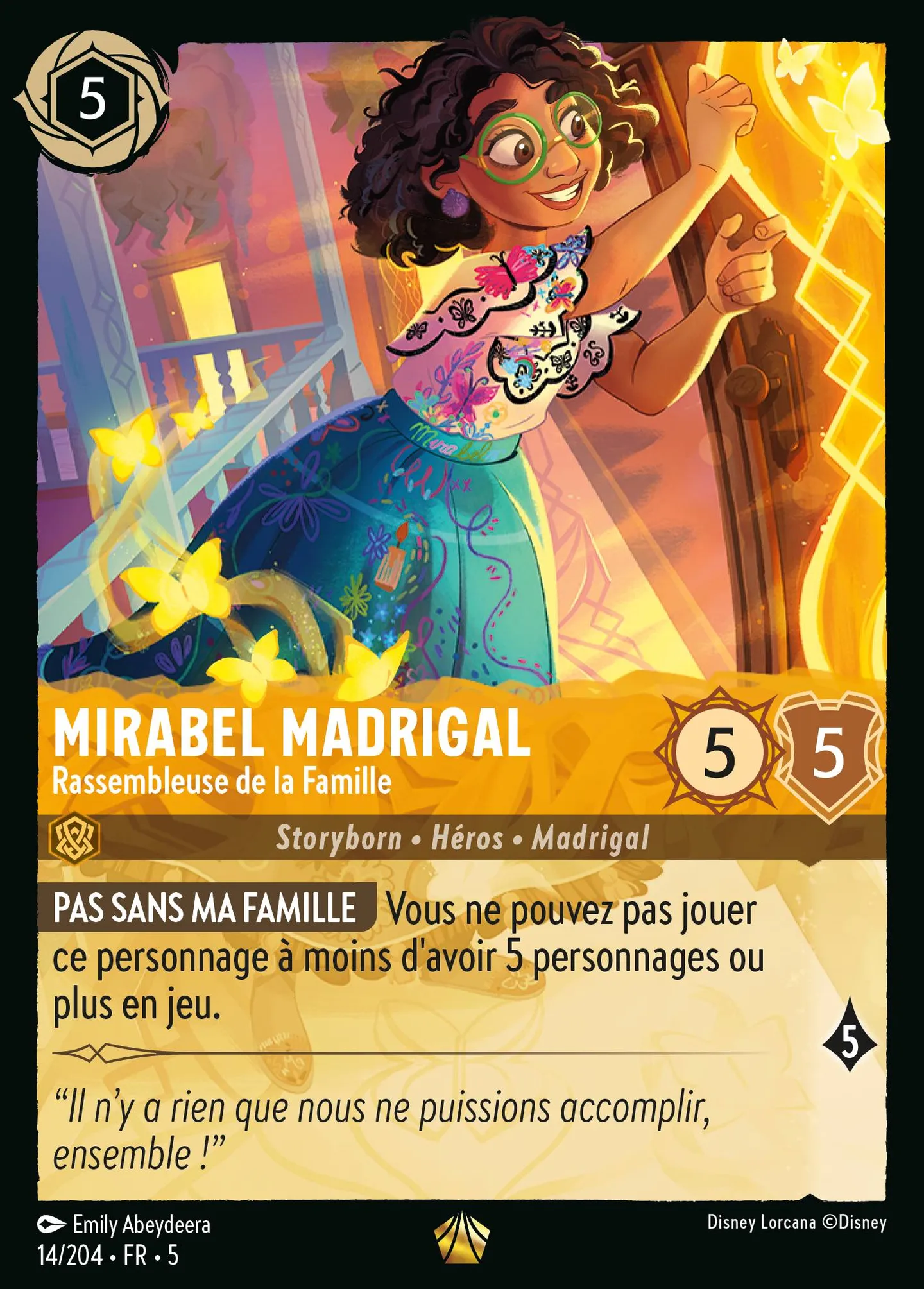 Mirabel Madrigal - Rassembleuse de la Famille — Shimmering Skies — Lorcana