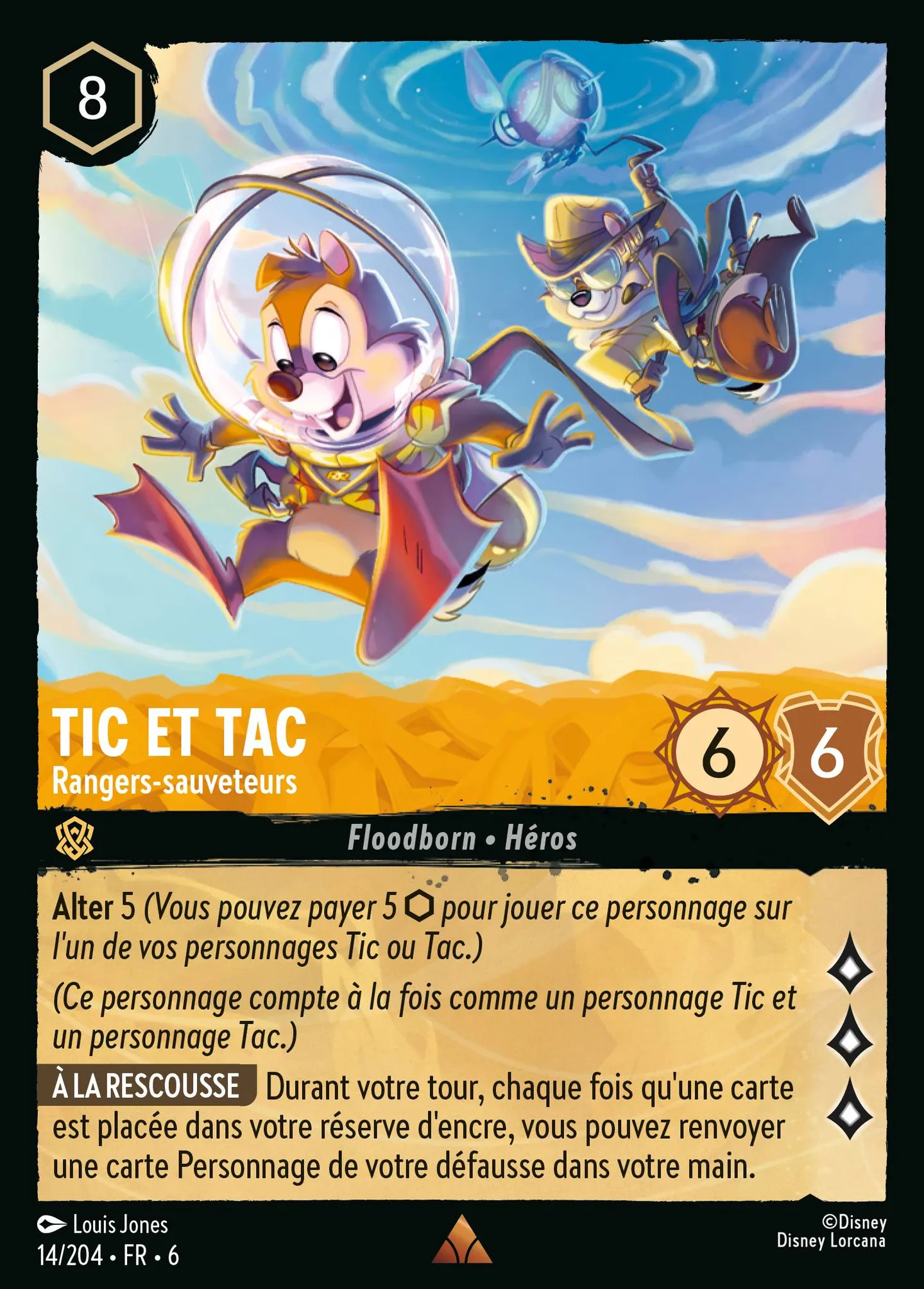 Tic et Tac - Rangers-sauveteurs — Azurite Sea — Lorcana