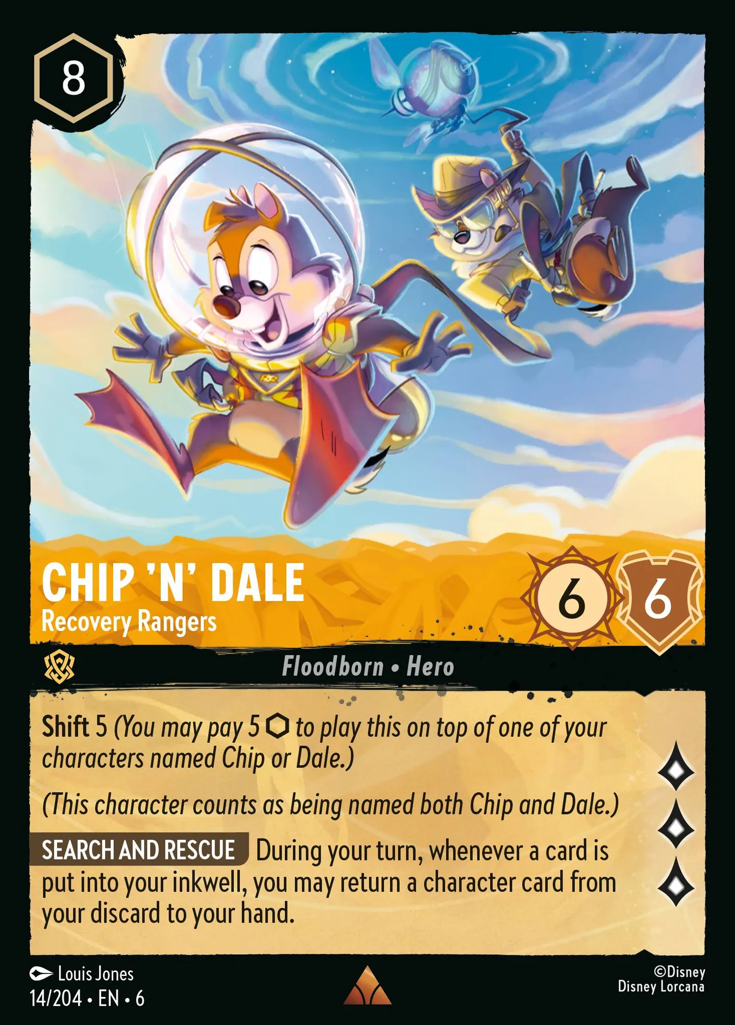 Chip 'n' Dale - Recovery Rangers — Azurite Sea — Lorcana
