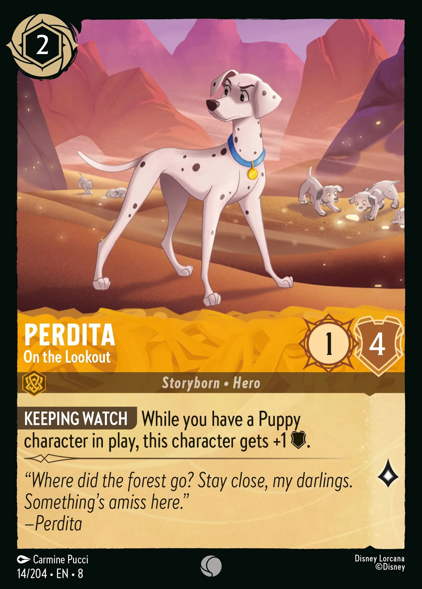 Perdita - Aux aguets — The Reign of Jafar — Lorcana