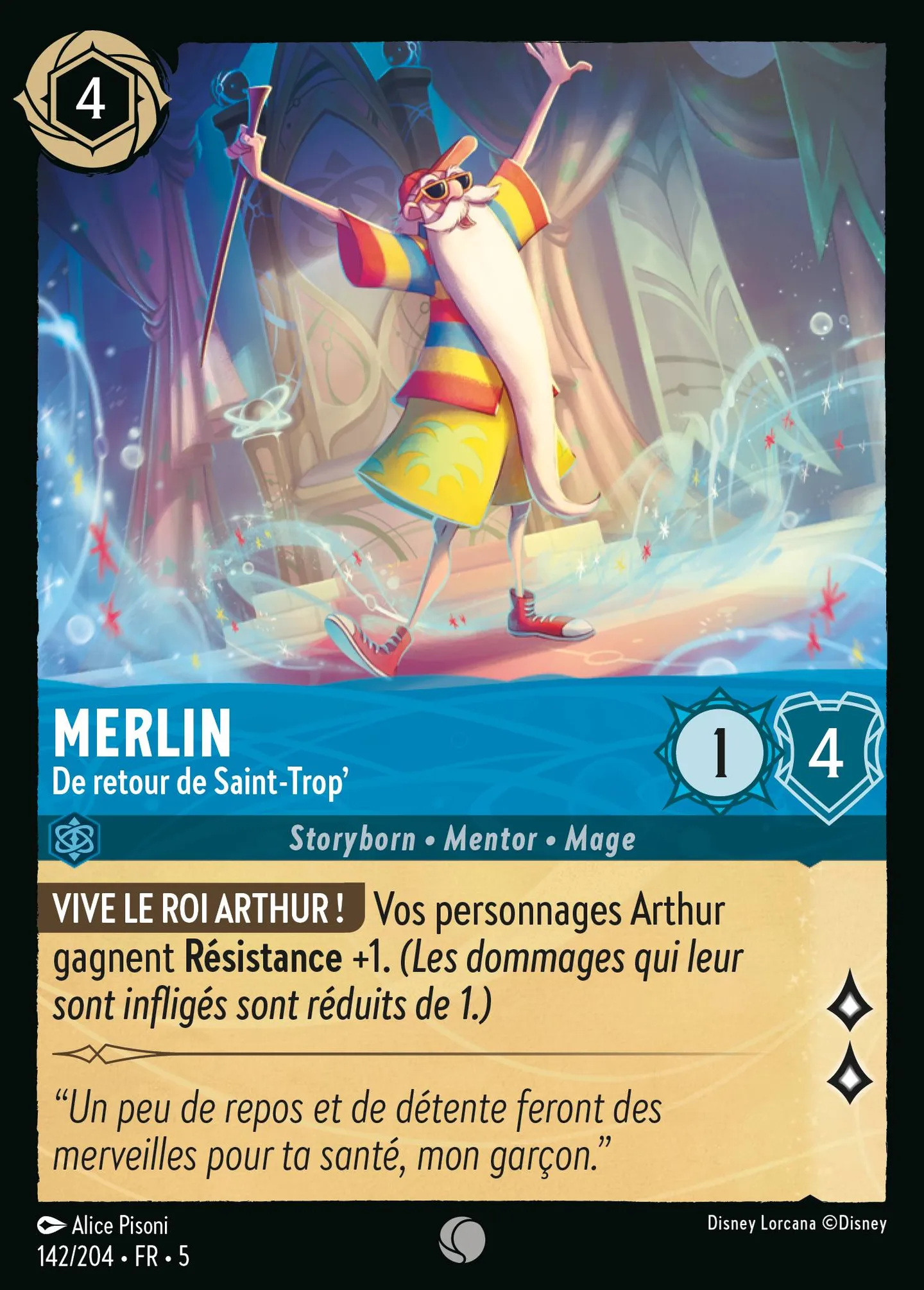Merlin - De retour de Saint-Trop' — Shimmering Skies — Lorcana