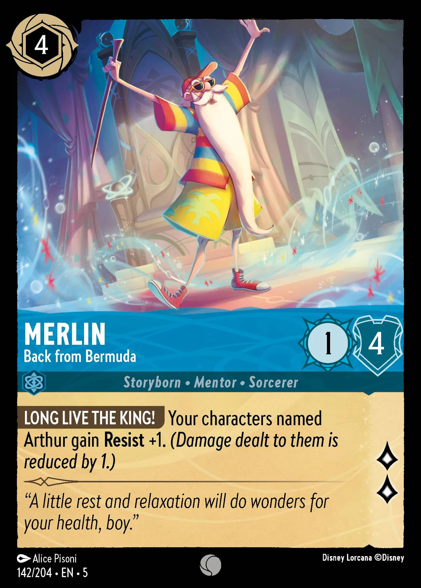 Merlin - De retour de Saint-Trop' — Shimmering Skies — Lorcana