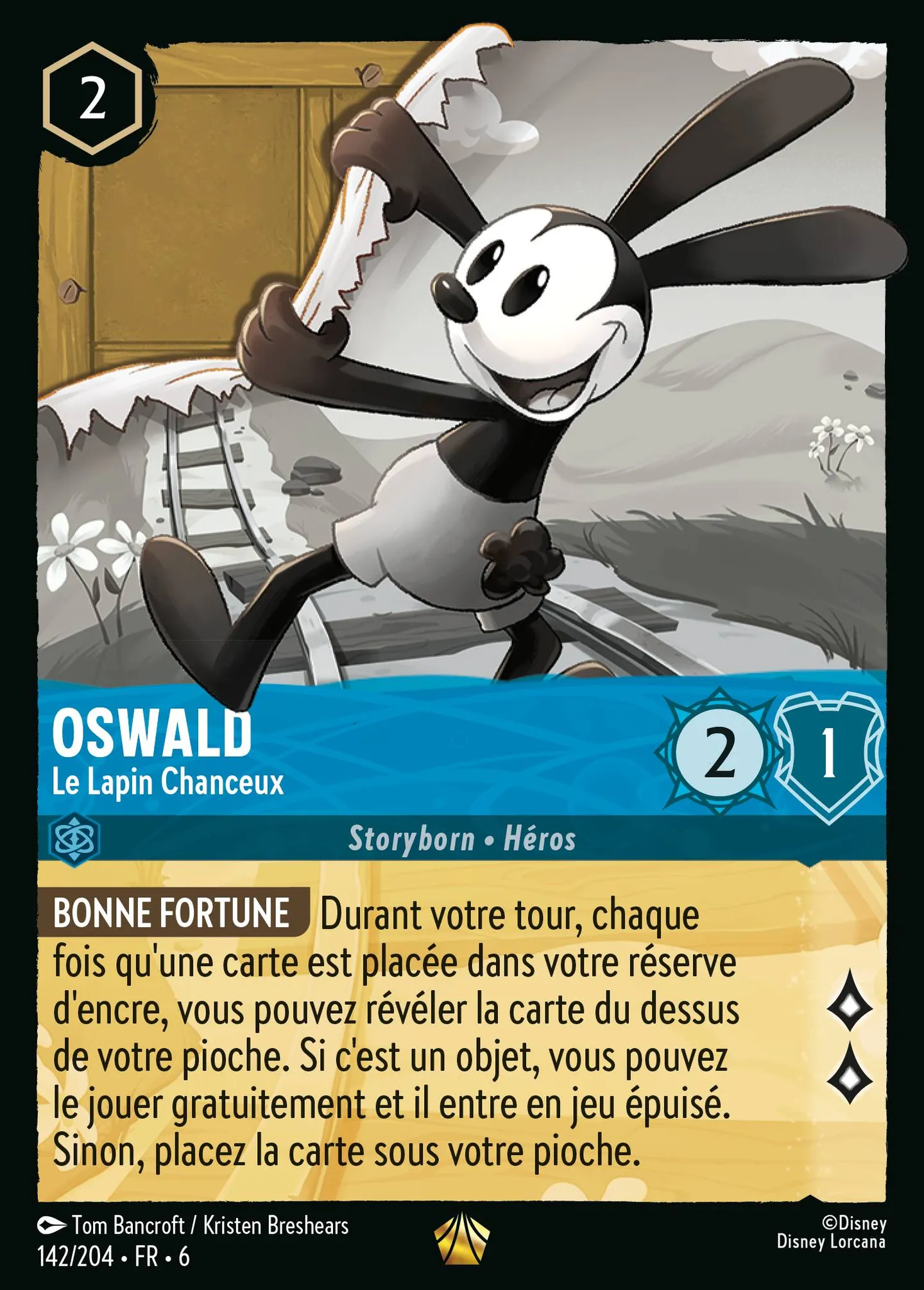 Oswald - Le Lapin Chanceux — Azurite Sea — Lorcana
