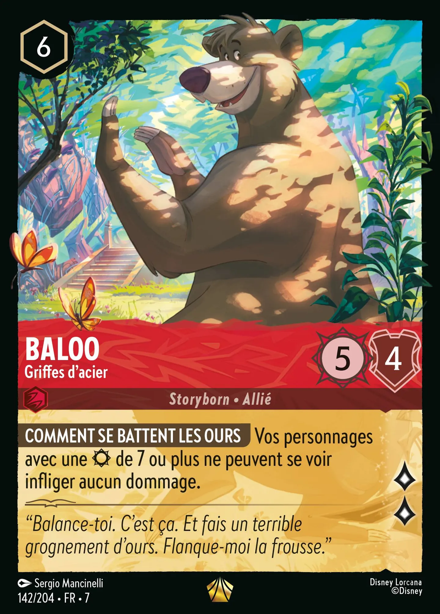 Baloo - Griffes d'acier — Archazia's Island — Lorcana