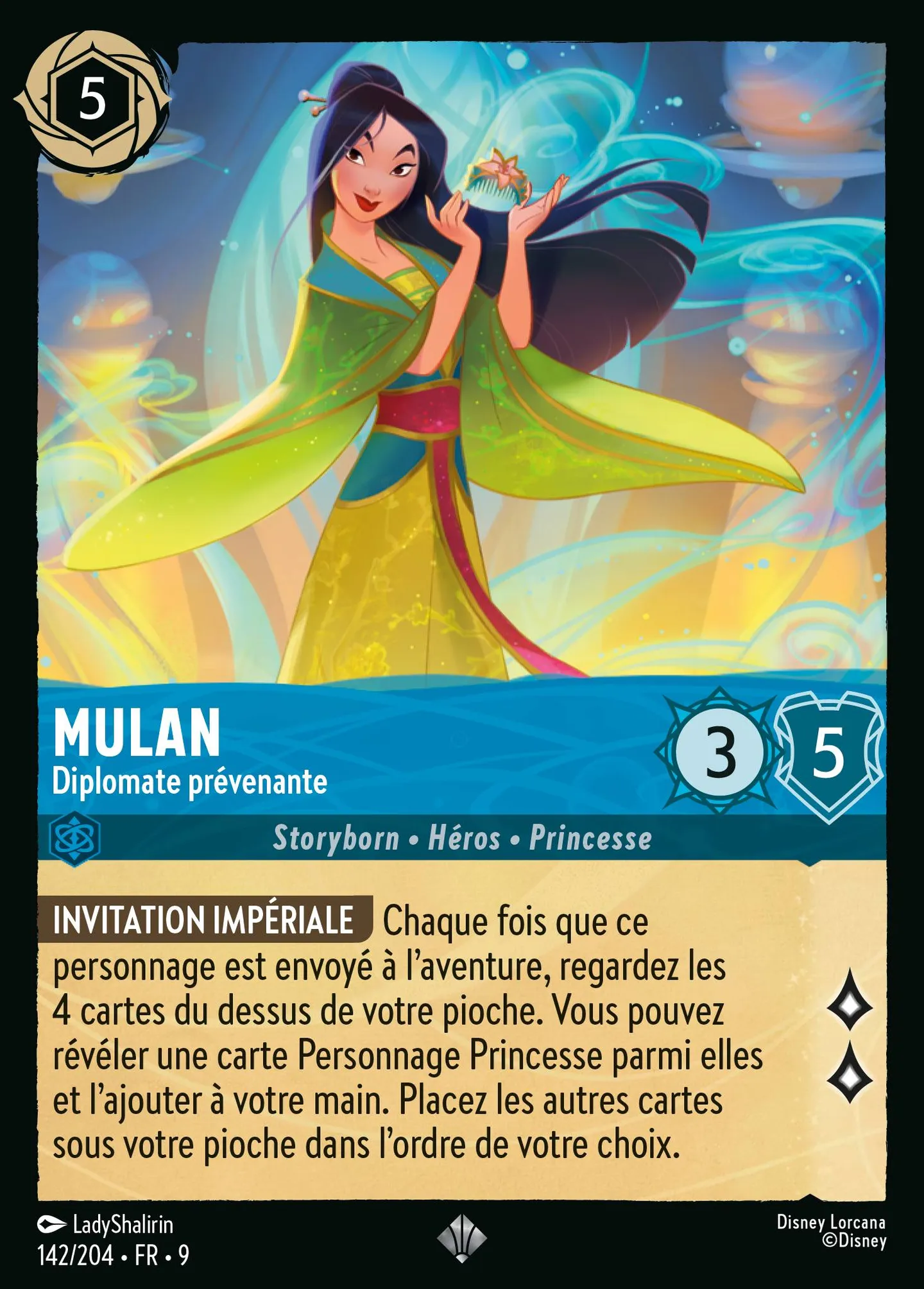 Mulan - Diplomate prévenante — Fabled — Lorcana