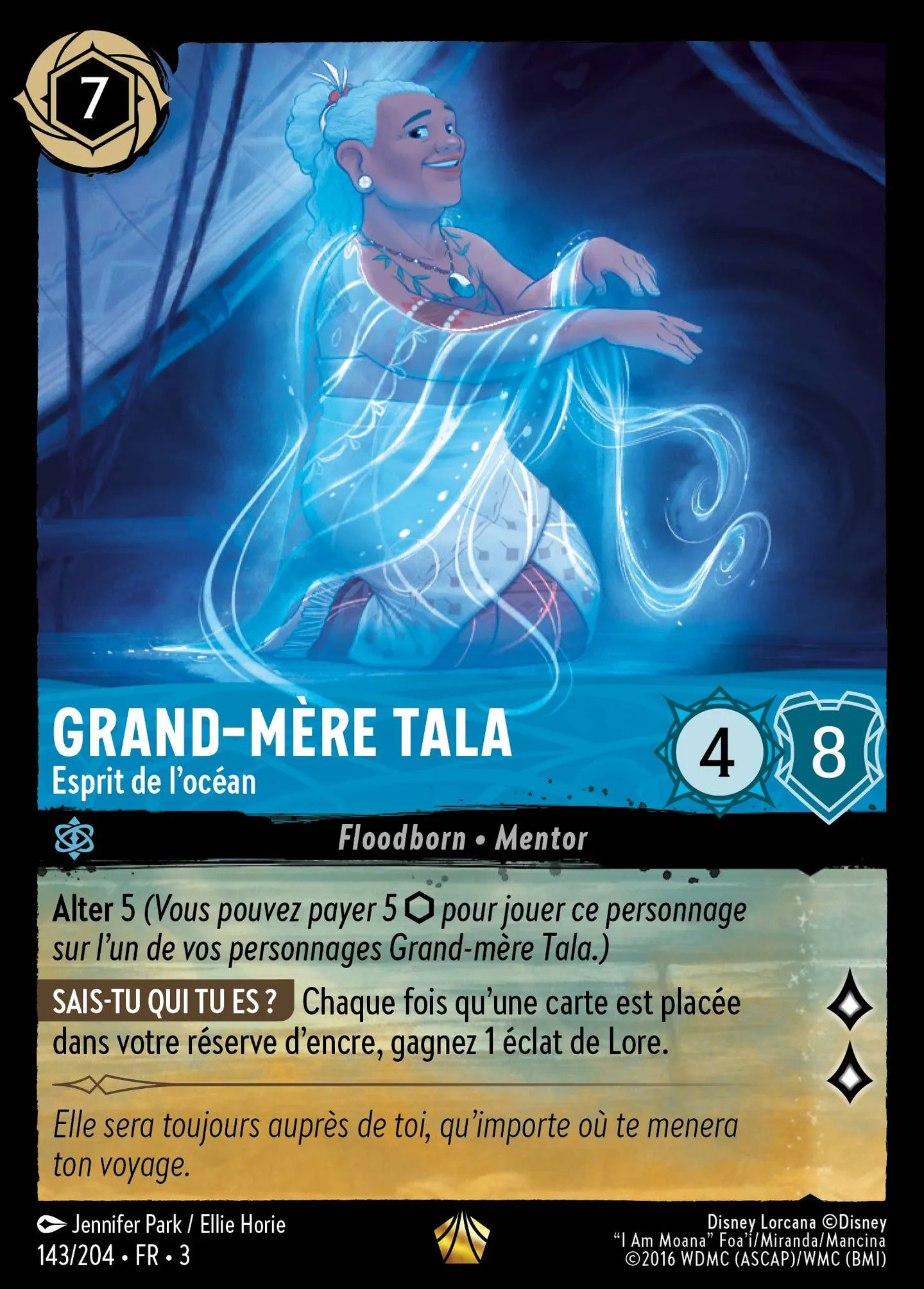 Grand-mère Tala - Esprit de l'océan — Into the Inklands — Lorcana