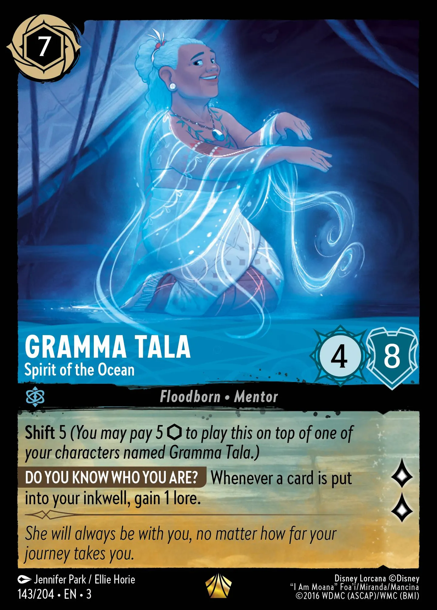 Gramma Tala - Spirit of the Ocean — Into the Inklands — Lorcana