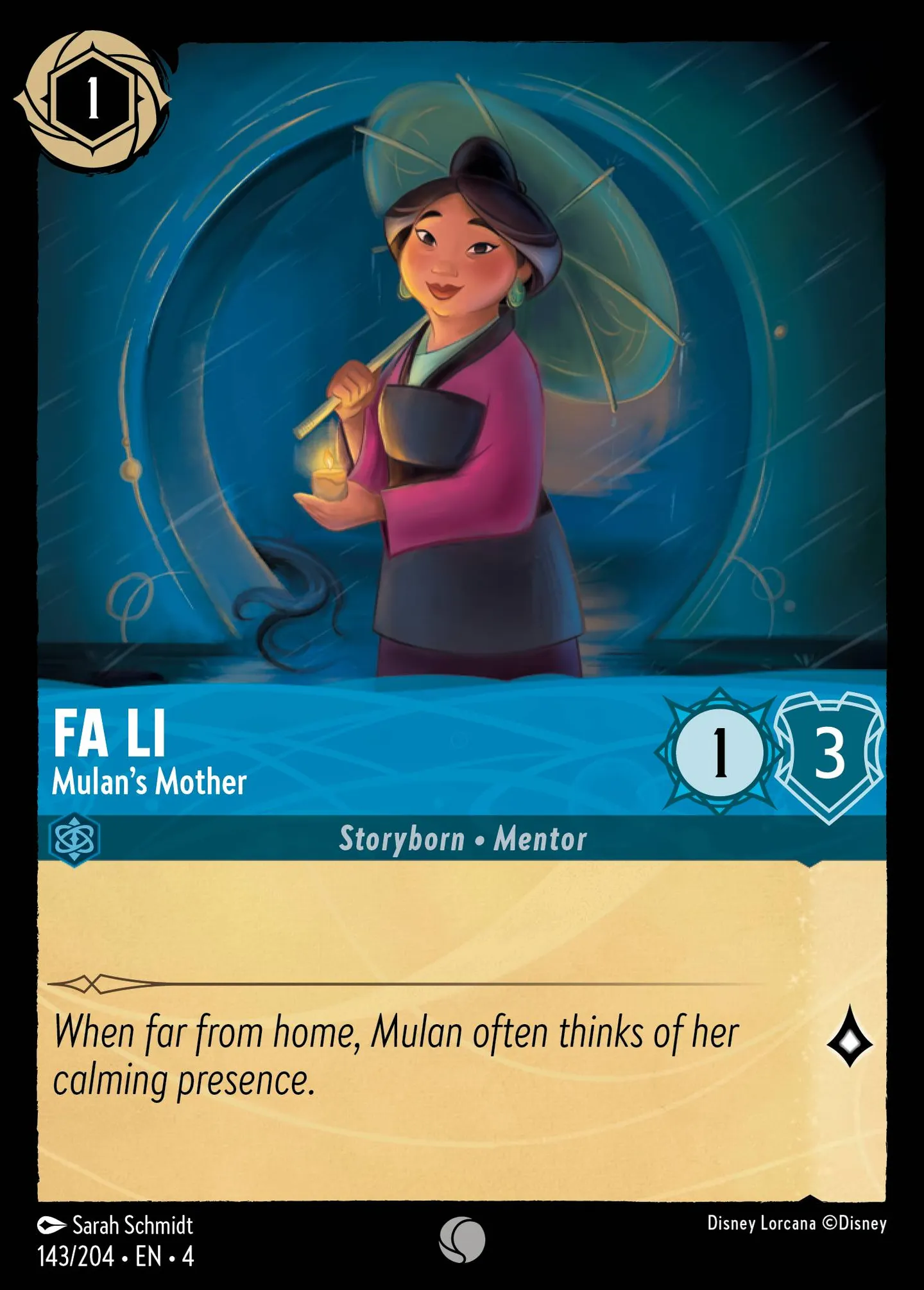 Fa Li - Mère de Mulan — Ursula's Return — Lorcana