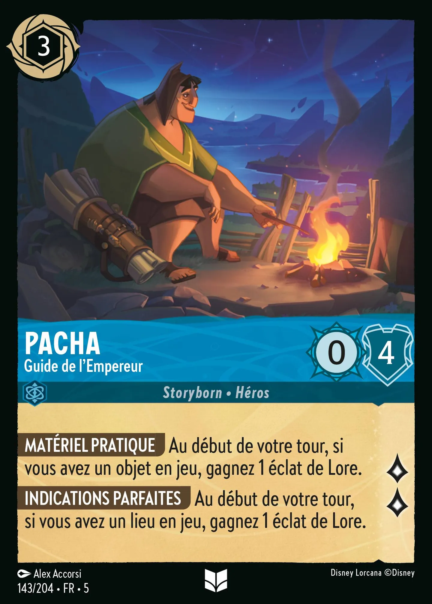 Pacha - Guide de l'Empereur — Shimmering Skies — Lorcana