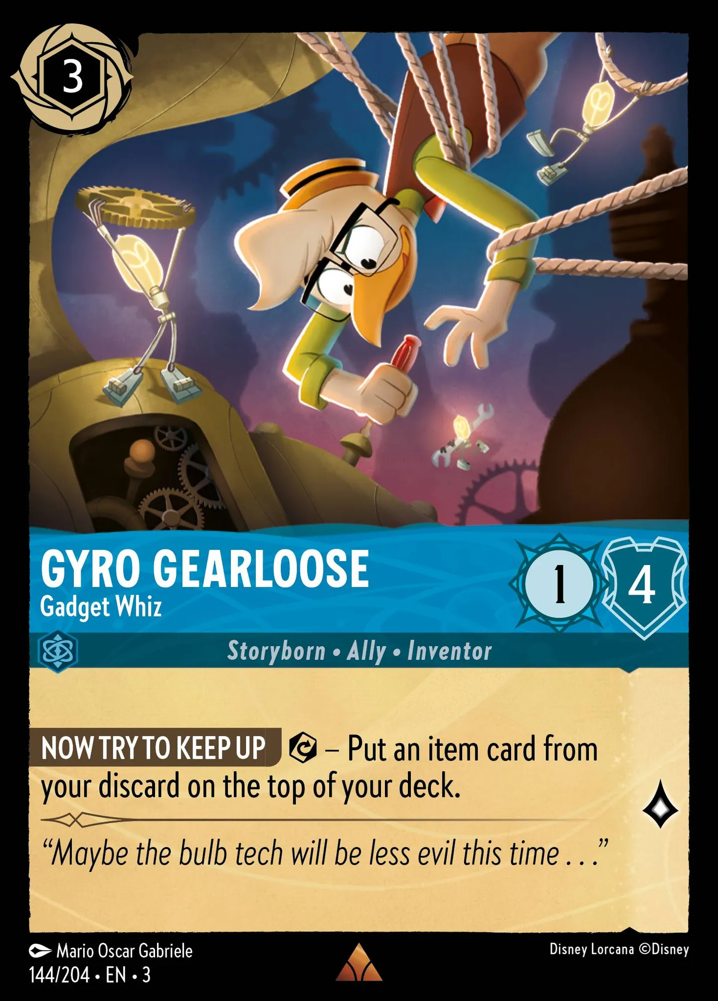 Géo Trouvetou - Génie des gadgets — Into the Inklands — Lorcana