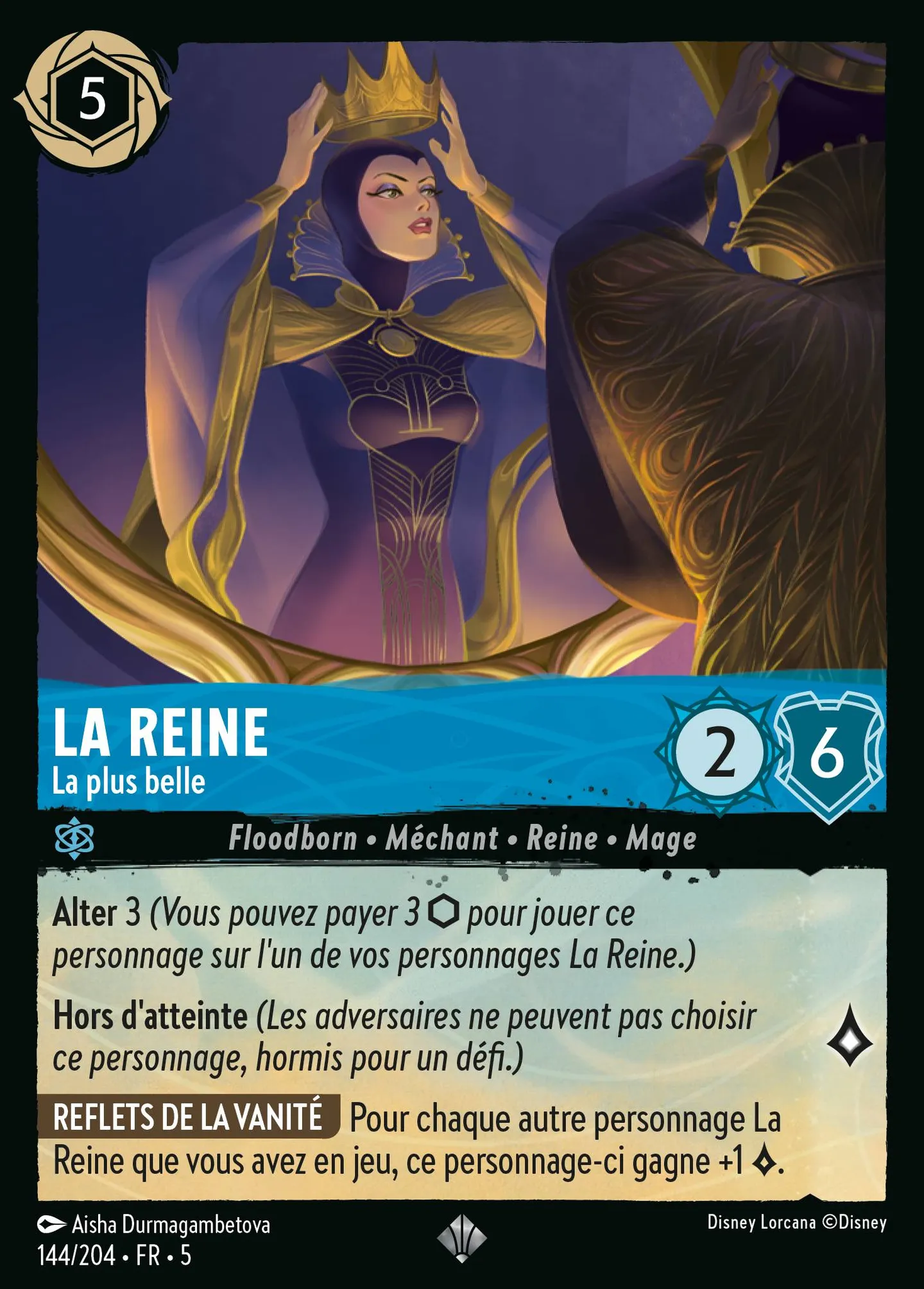 La Reine - La plus belle — Shimmering Skies — Lorcana