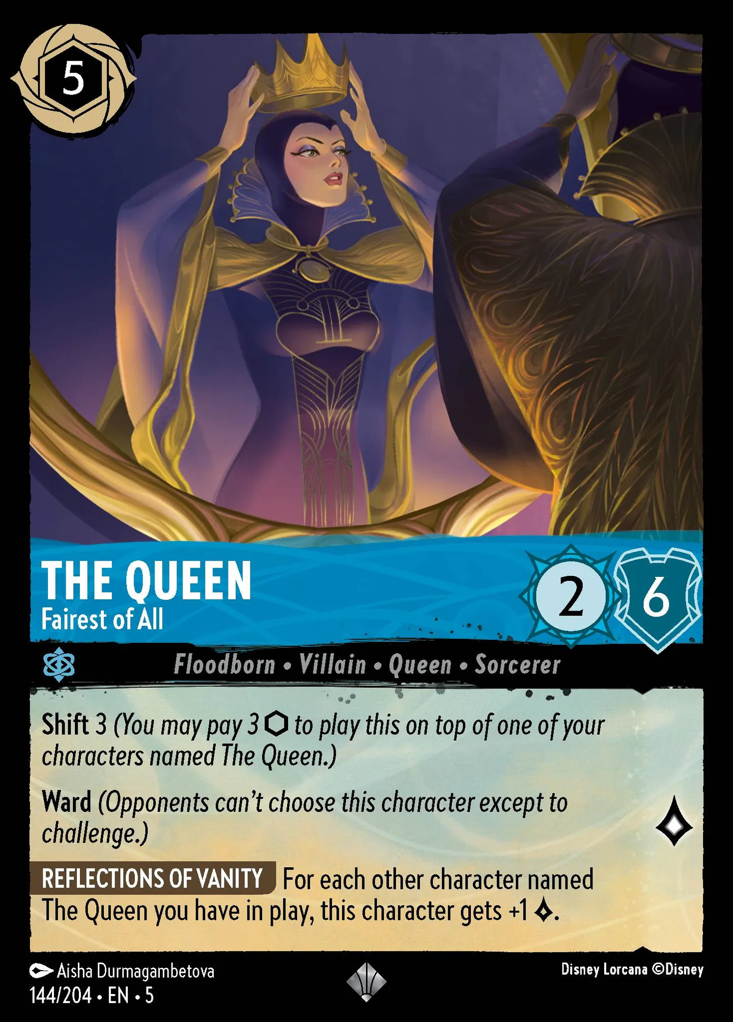 La Reine - La plus belle — Shimmering Skies — Lorcana