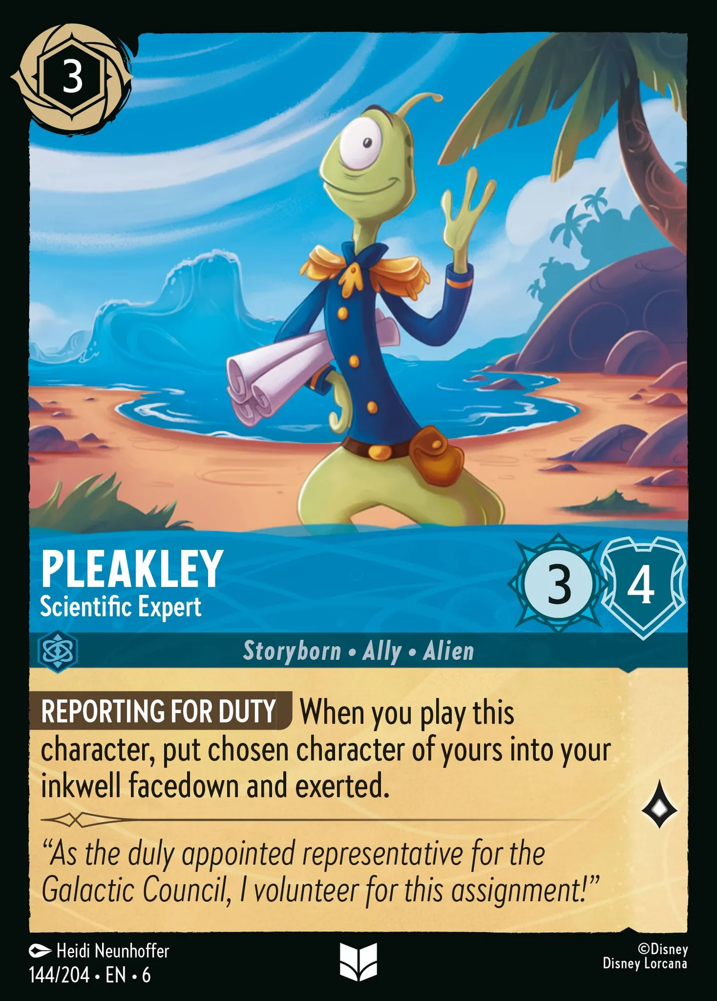 Pikly - Expert scientifique — Azurite Sea — Lorcana