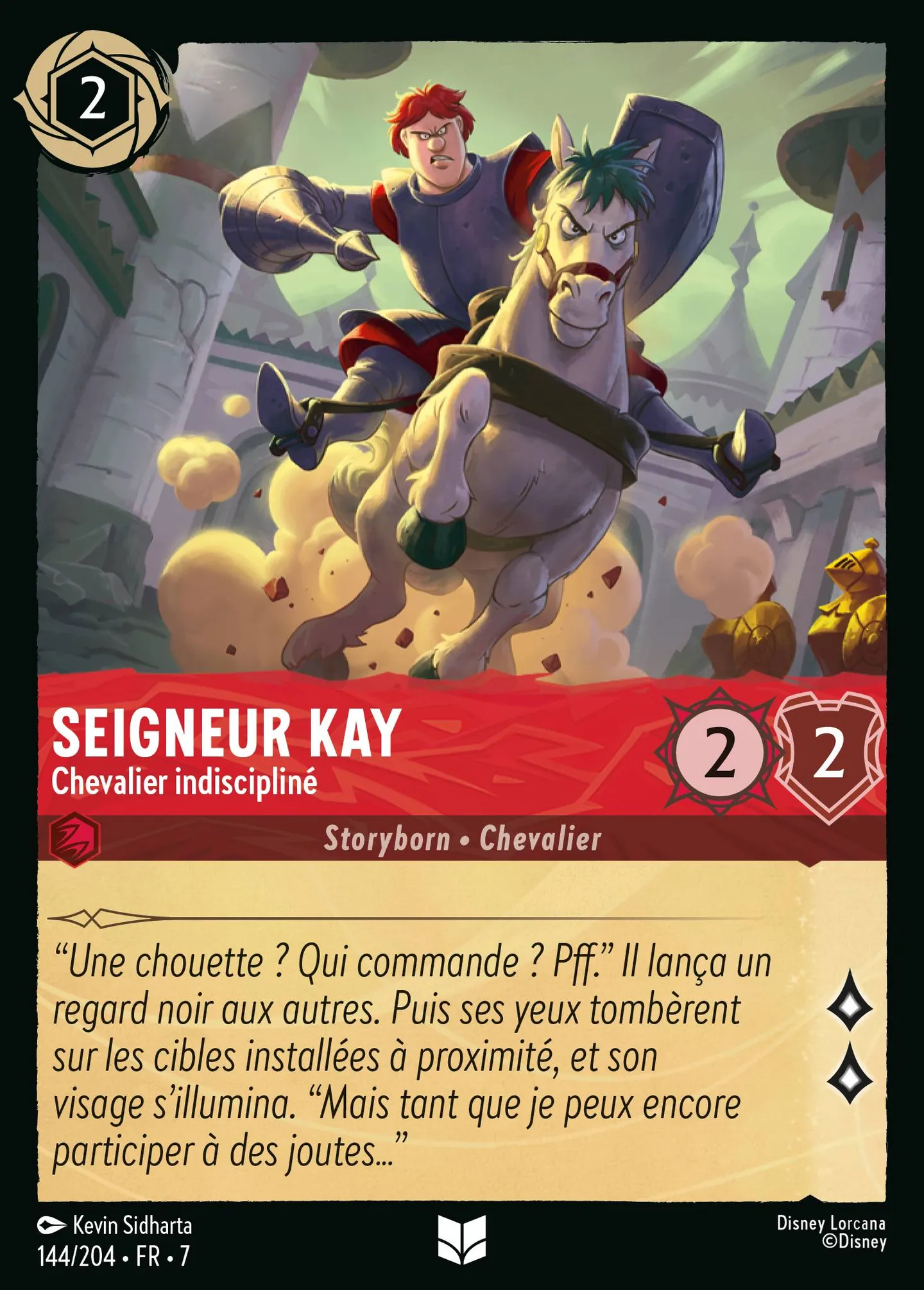 Seigneur Kay - Chevalier indiscipliné — Archazia's Island — Lorcana