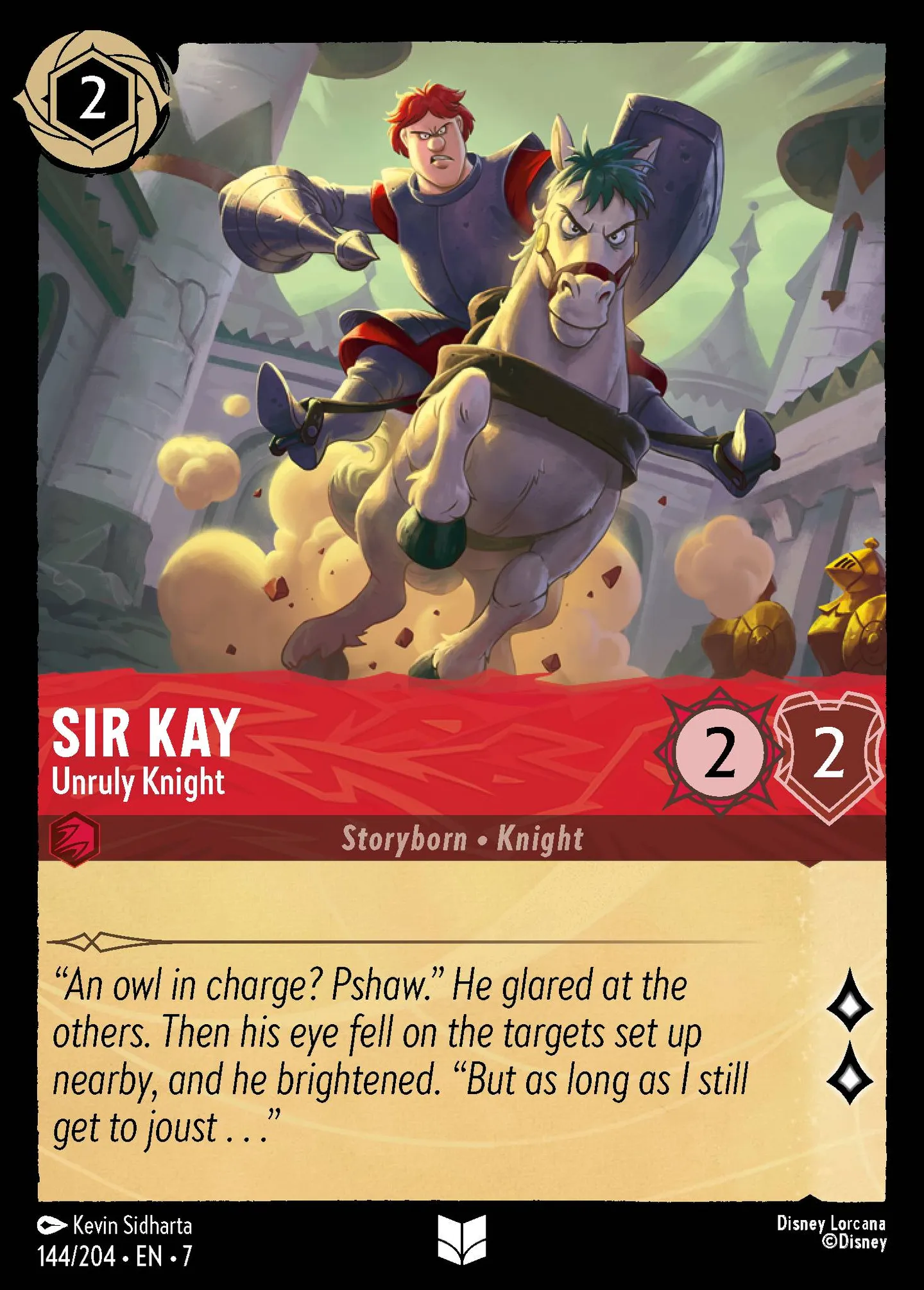 Seigneur Kay - Chevalier indiscipliné — Archazia's Island — Lorcana