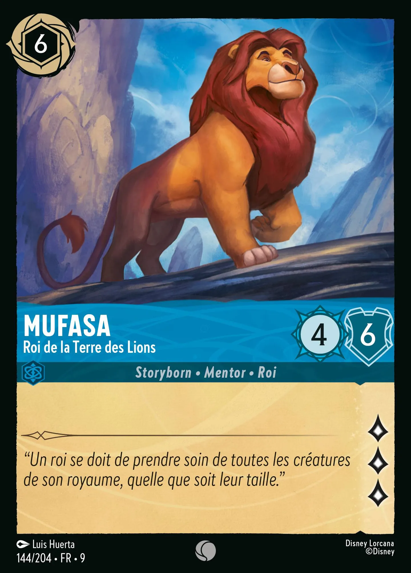 Mufasa - Roi de la Terre des Lions — Fabled — Lorcana