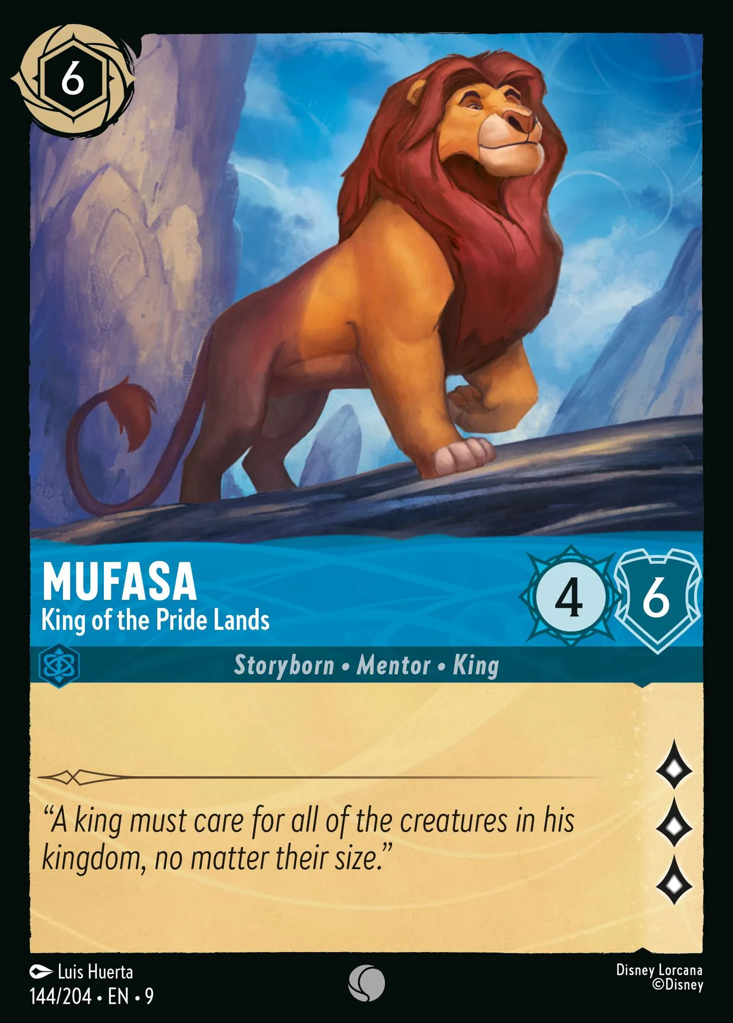 Mufasa - Roi de la Terre des Lions — Fabled — Lorcana