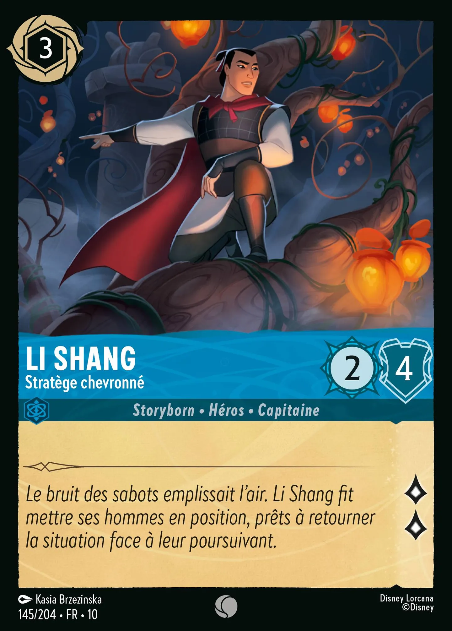 Li Shang - Stratège chevronné — Whispers in the Well — Lorcana