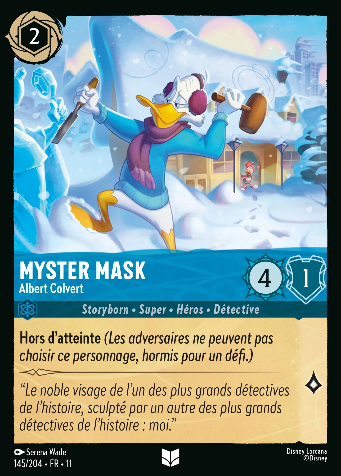 Myster Mask - Albert Colvert — Winterspell — Lorcana