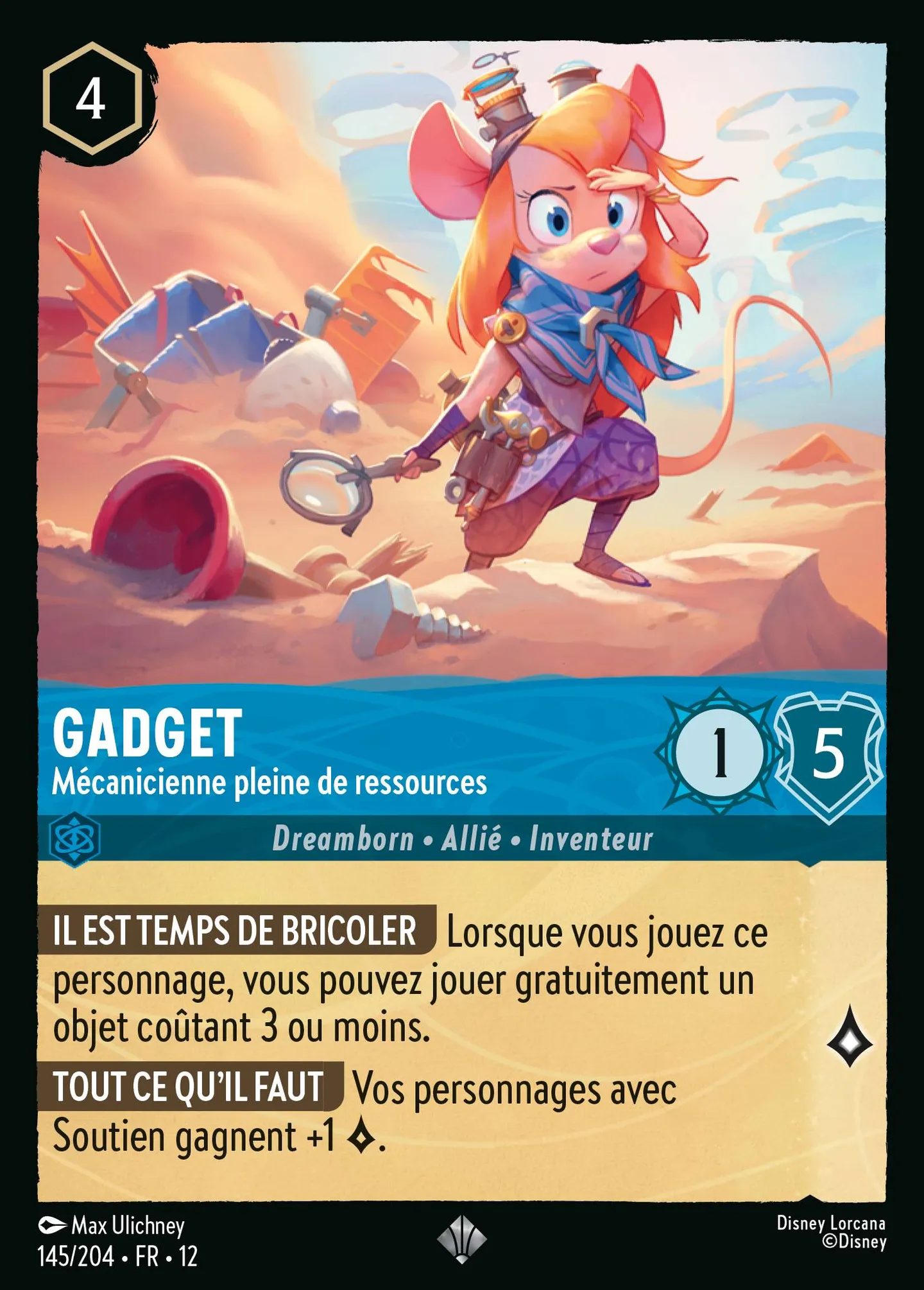 Gadget - Mécanicienne pleine de ressources — Wilds Unknown — Lorcana