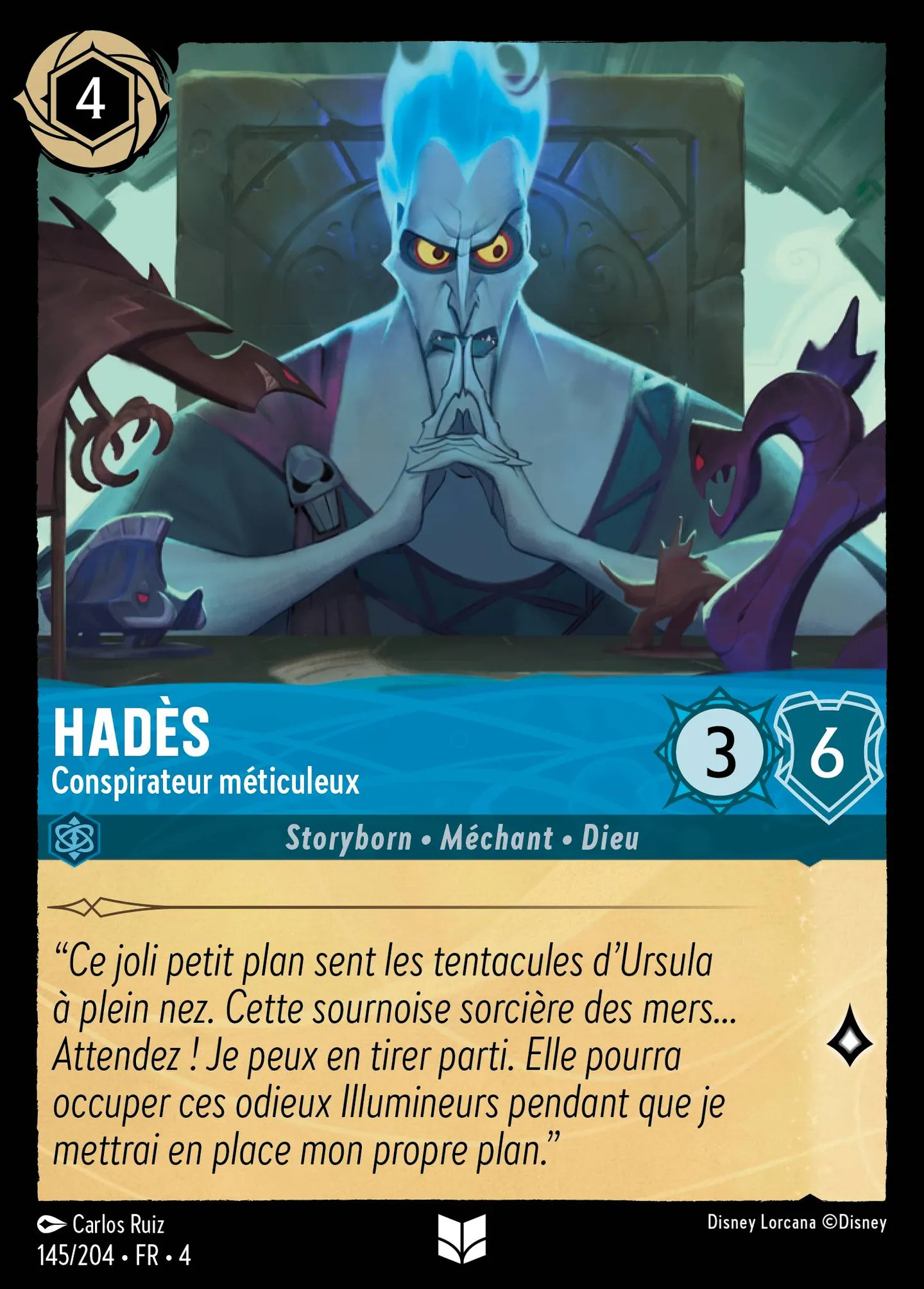 Hadès - Conspirateur méticuleux — Ursula's Return — Lorcana