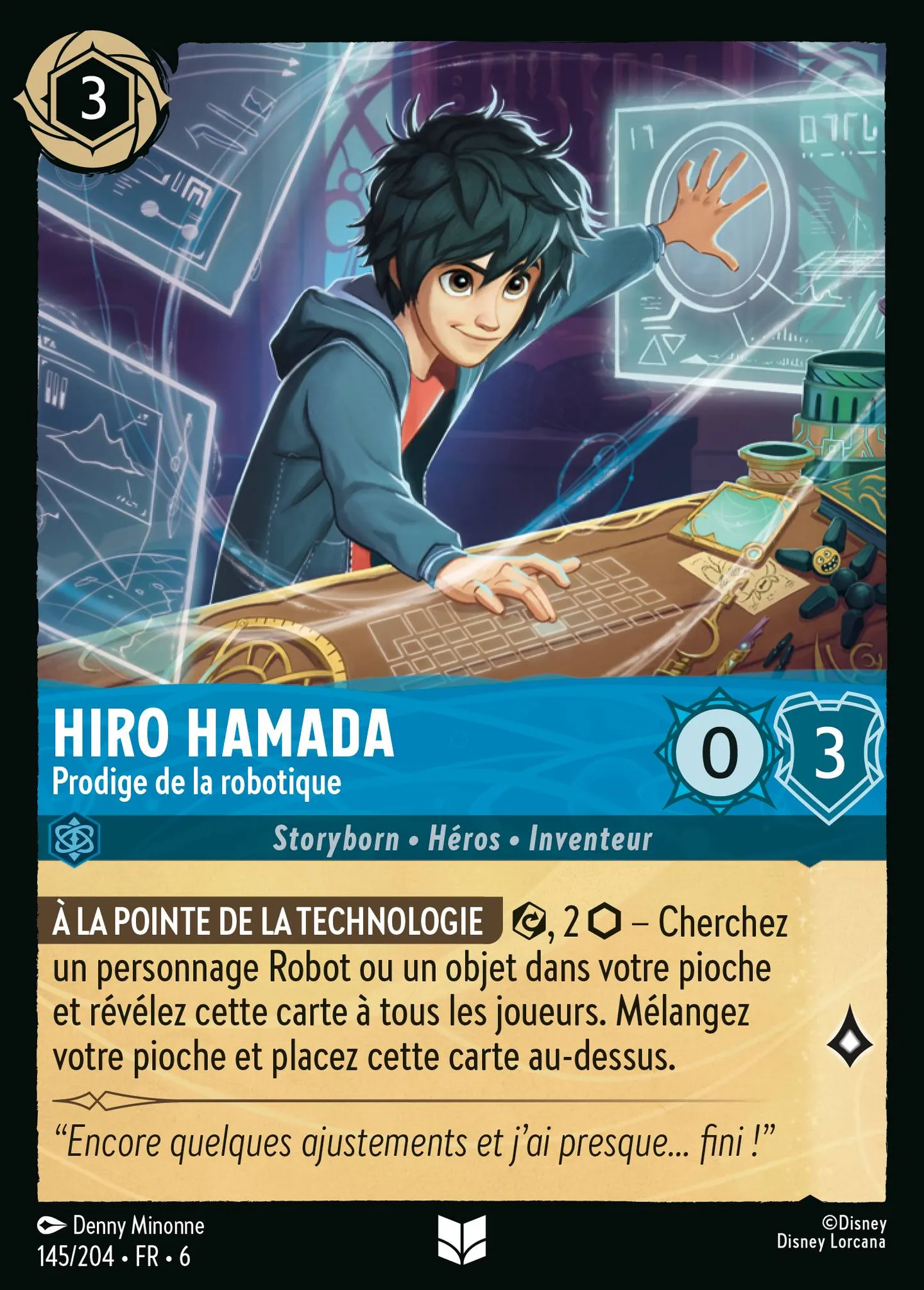 Hiro Hamada - Prodige de la robotique — Azurite Sea — Lorcana