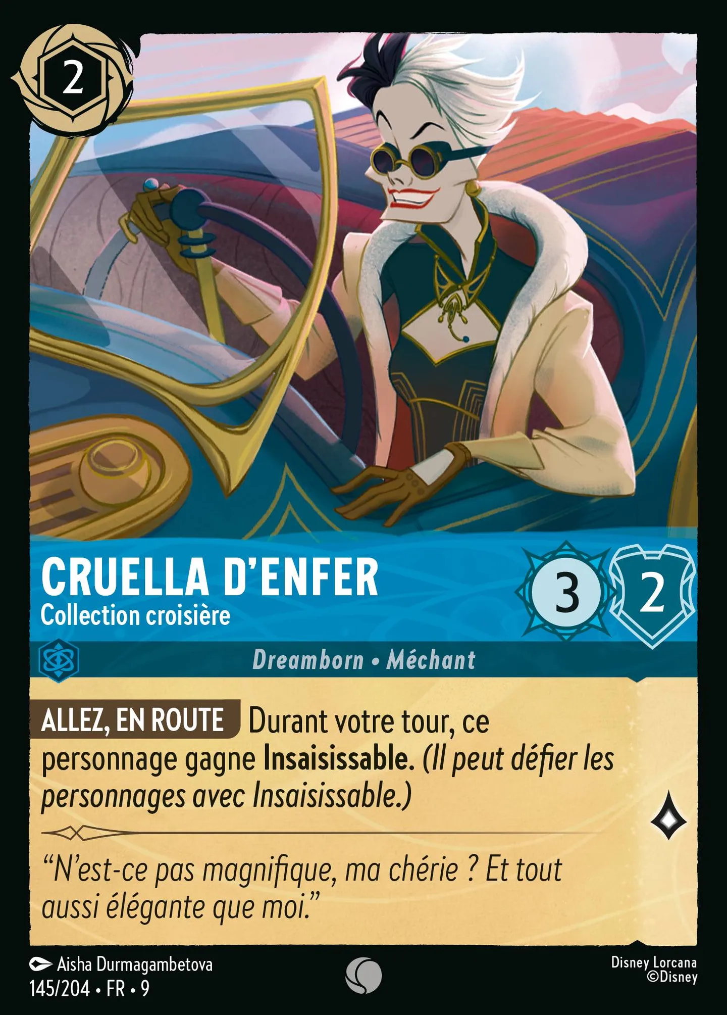 Cruella d'Enfer - Collection croisière — Fabled — Lorcana